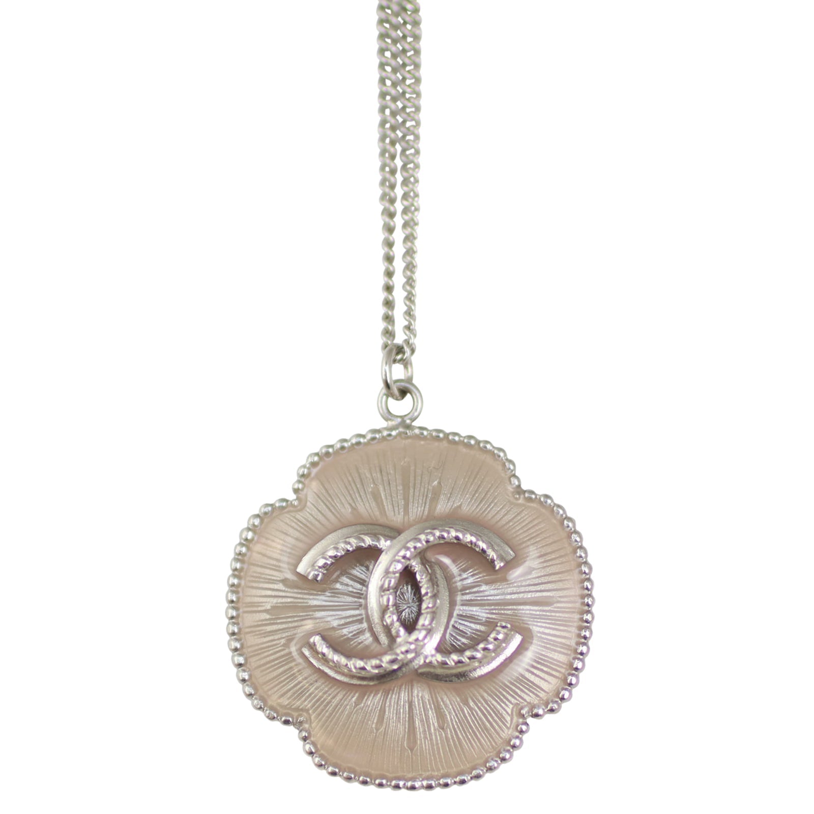 Chanel CC Pendant Necklace | Silver