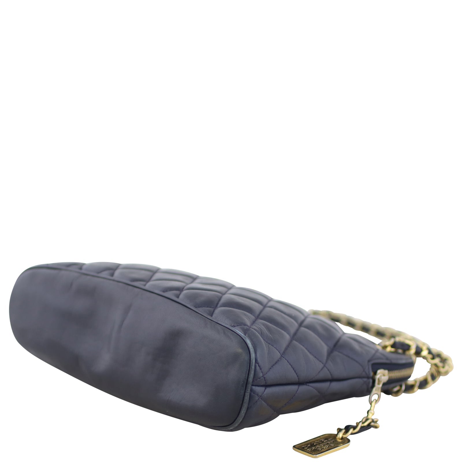 Chanel CC Quilted Tote Bag | Navy Blue
