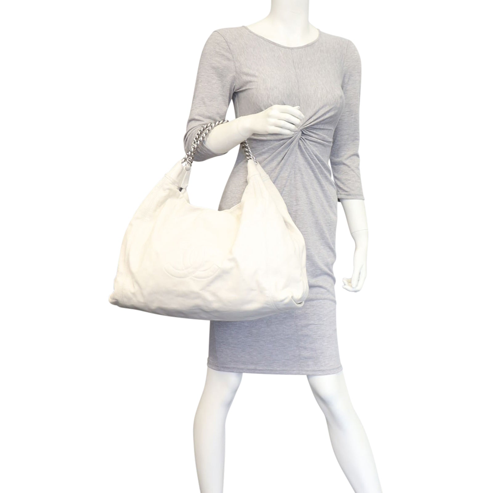 Chanel Chain Handle Hobo