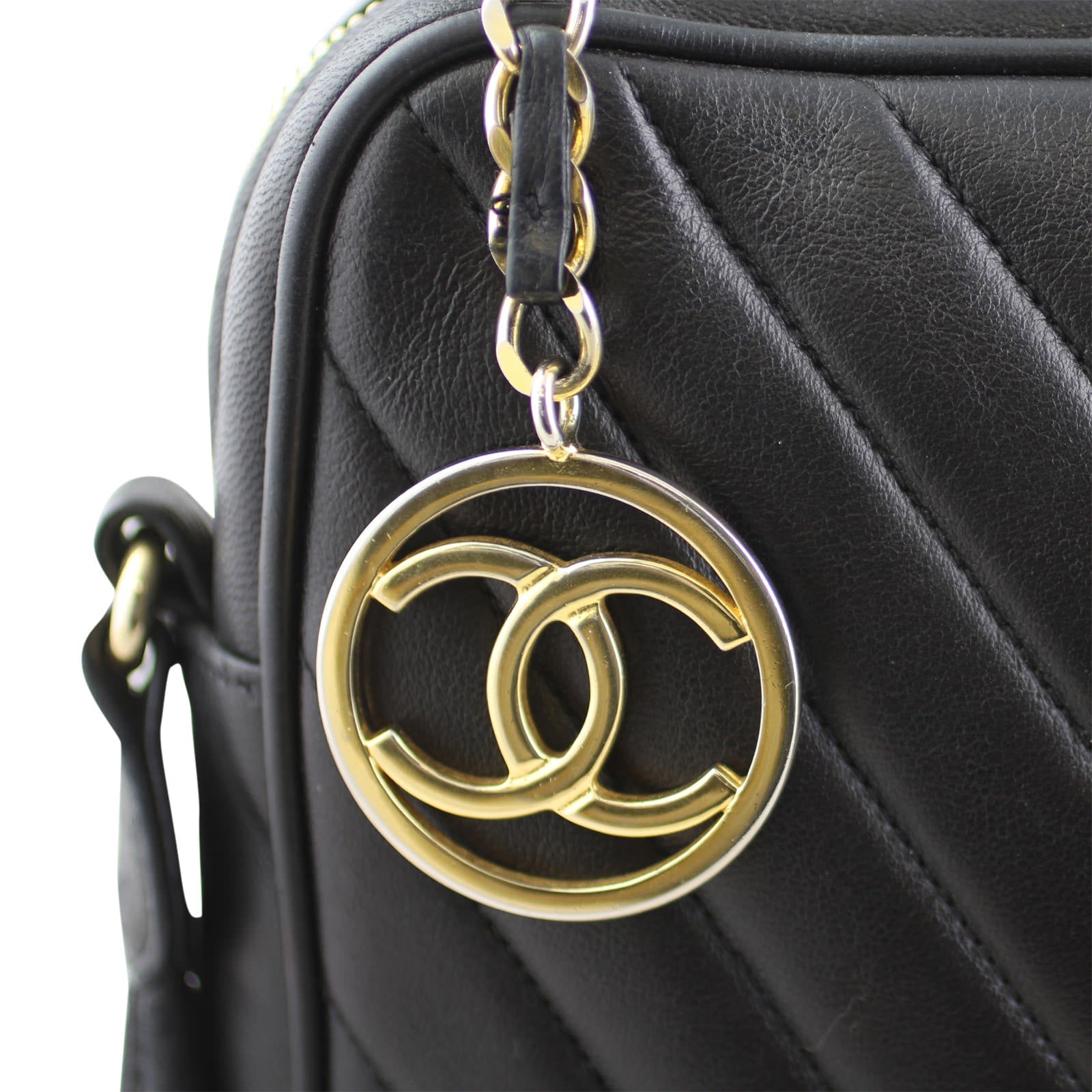 Chanel Chevron Camera Bag