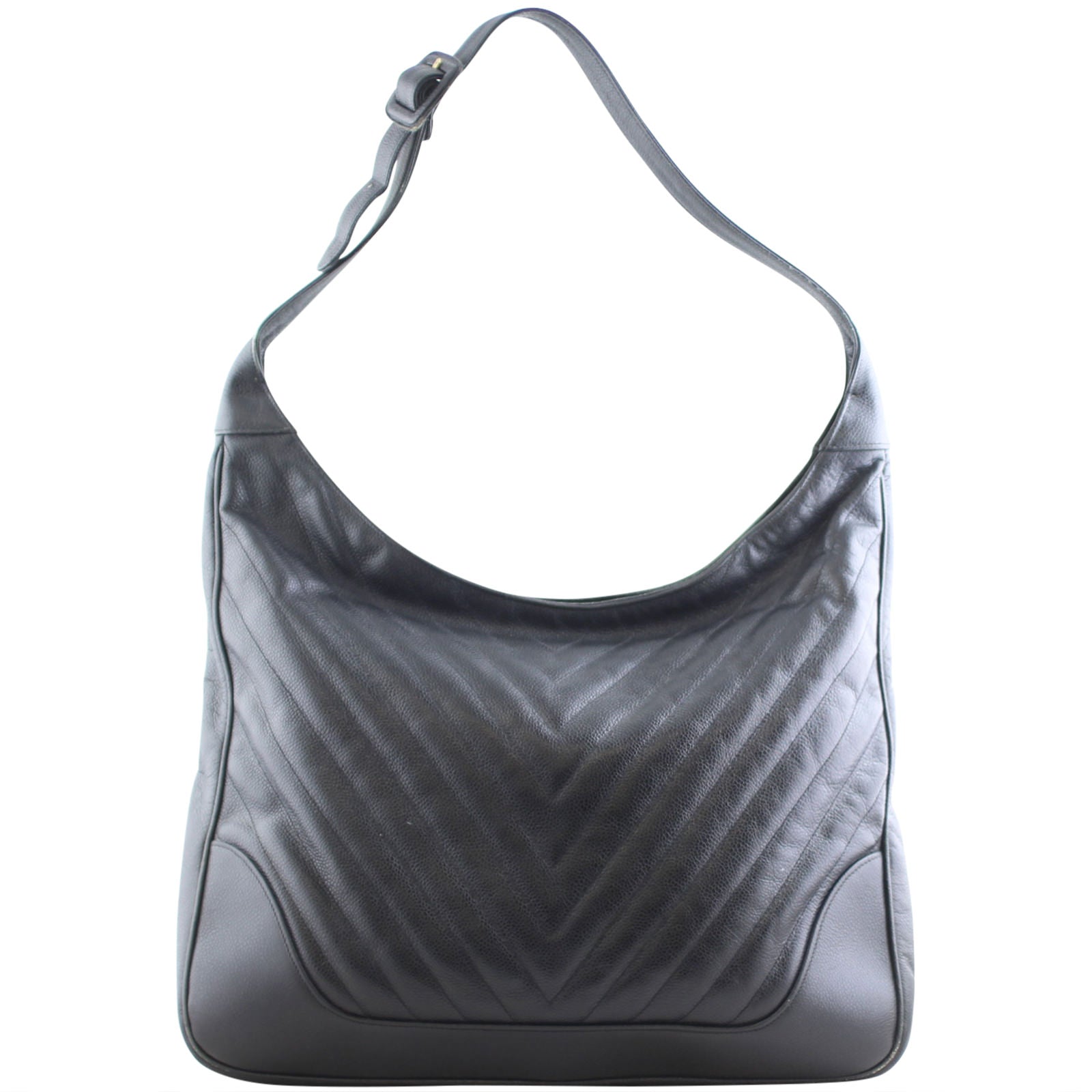Chanel Chevron Hobo Bag