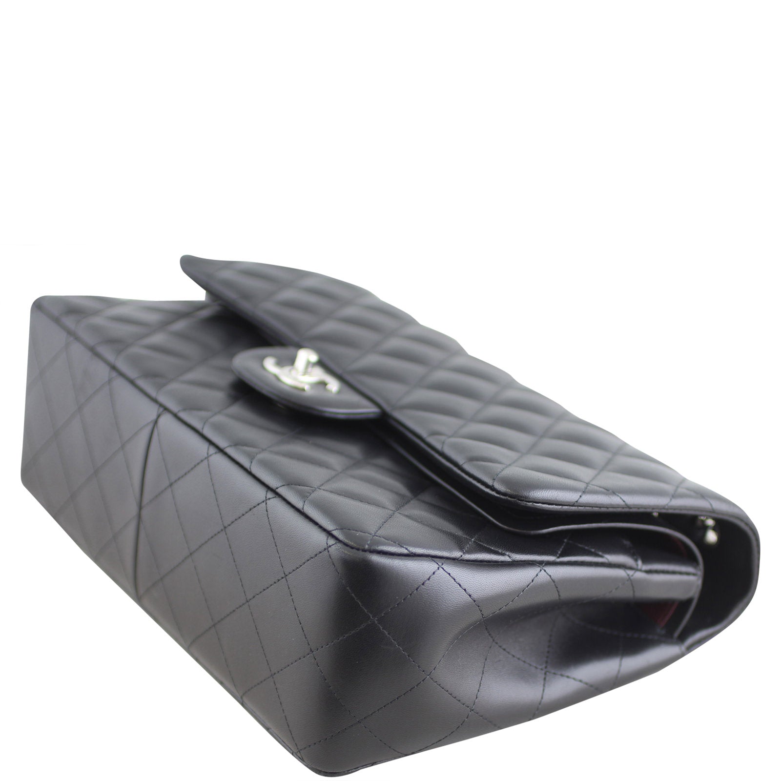 Chanel Classic Double Flap Jumbo | Black Lambskin 19 Series