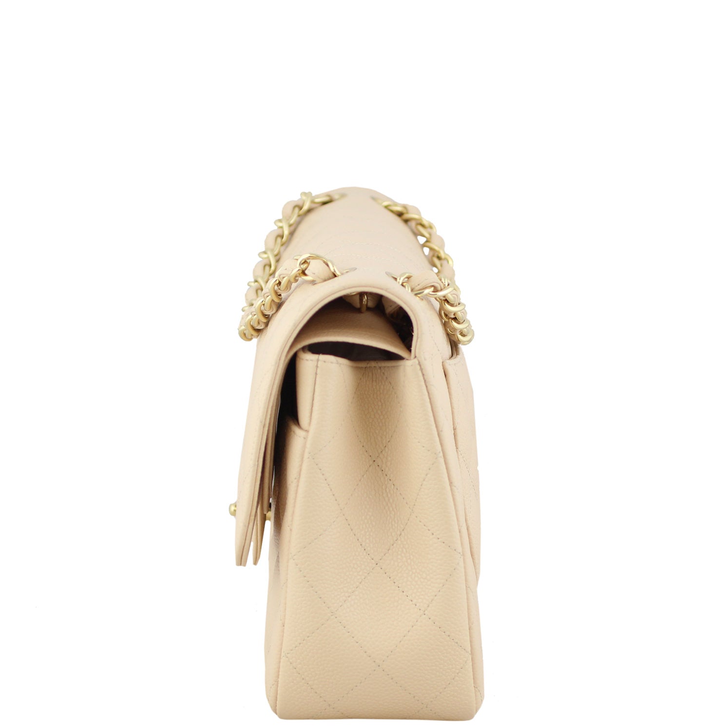 Chanel Classic Double Flap Jumbo | Nude Beige