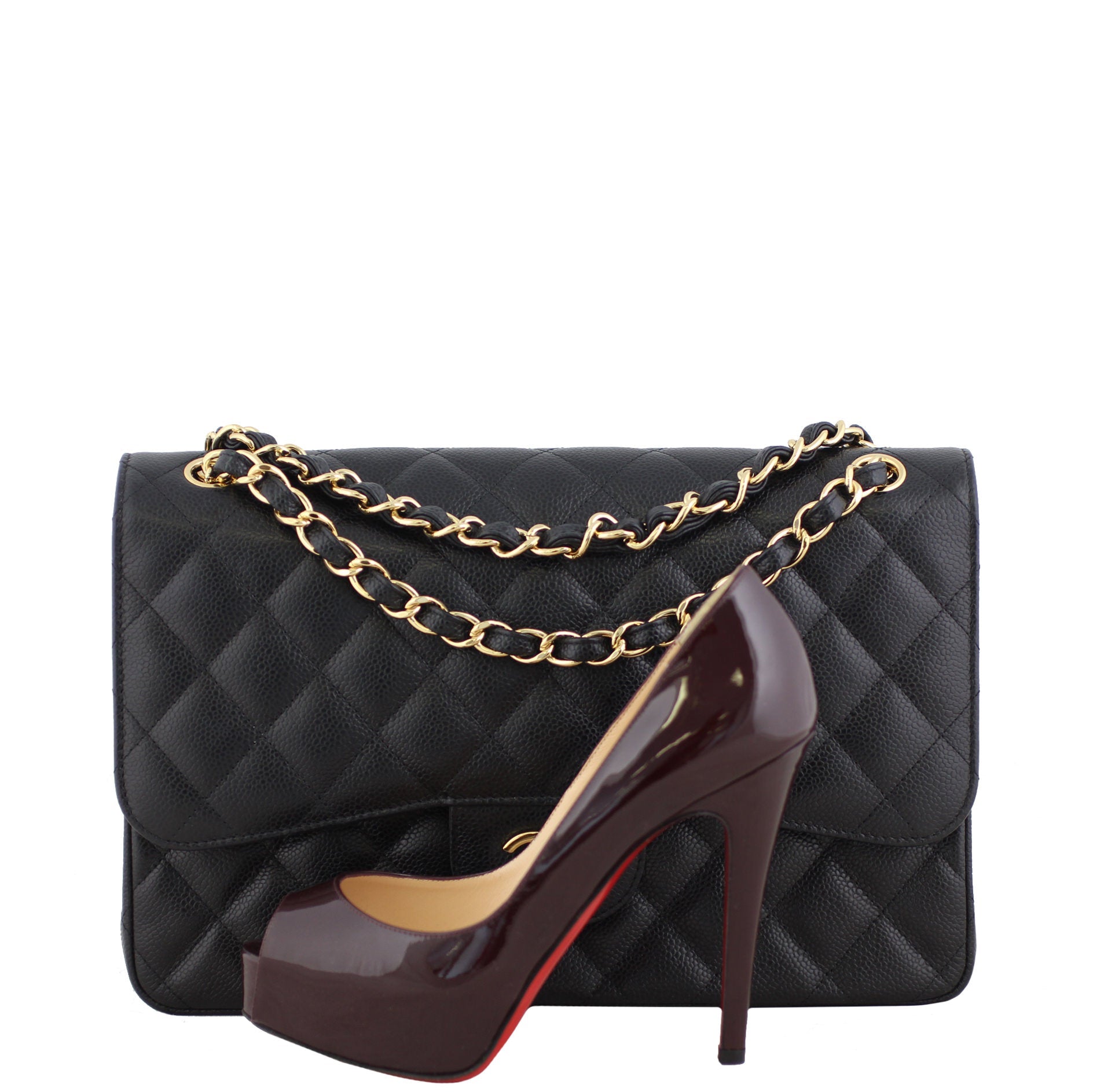 Chanel Classic Double Flap Jumbo | Black GTH 16 Series