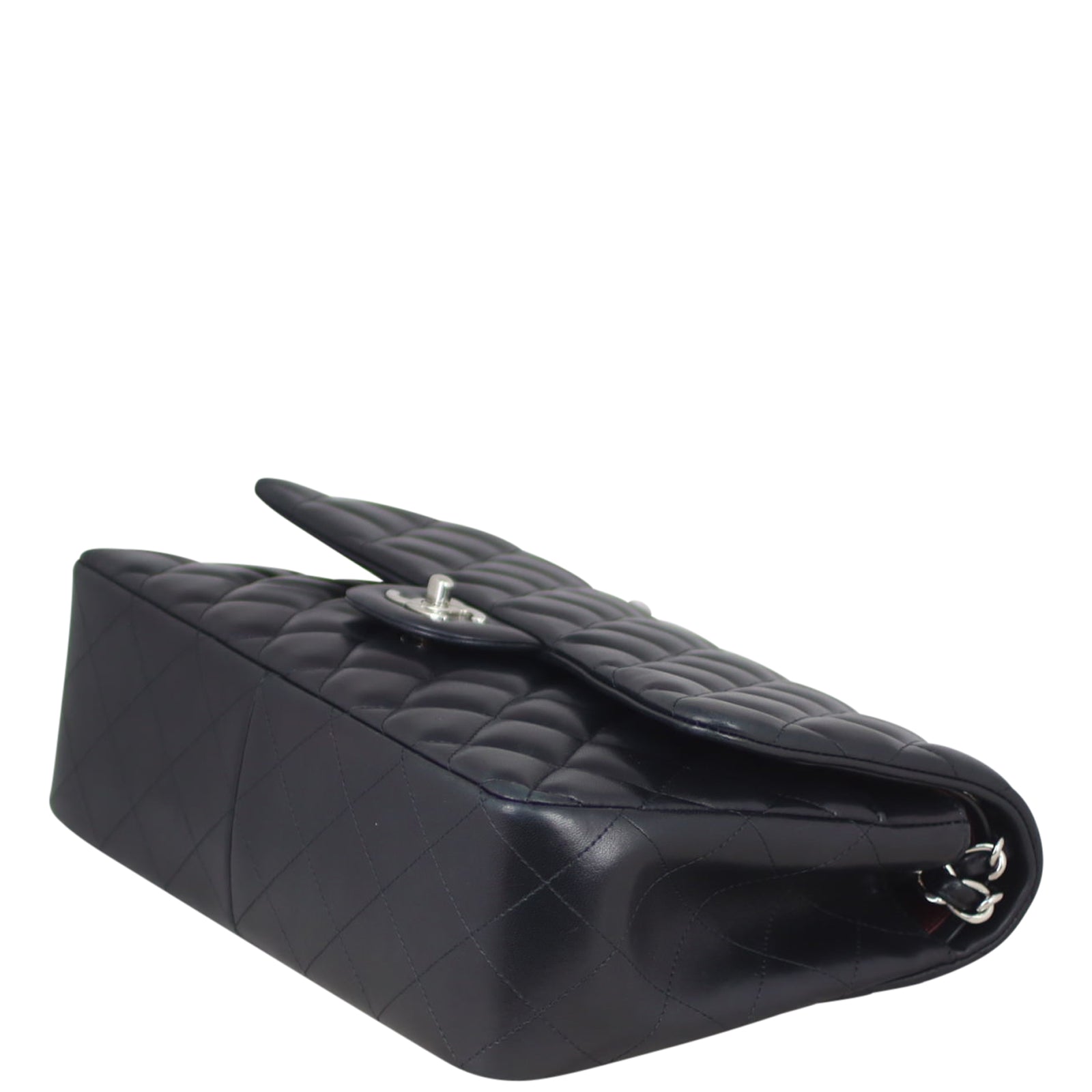 Chanel Classic Double Flap Jumbo | Black Lambskin 15 Series