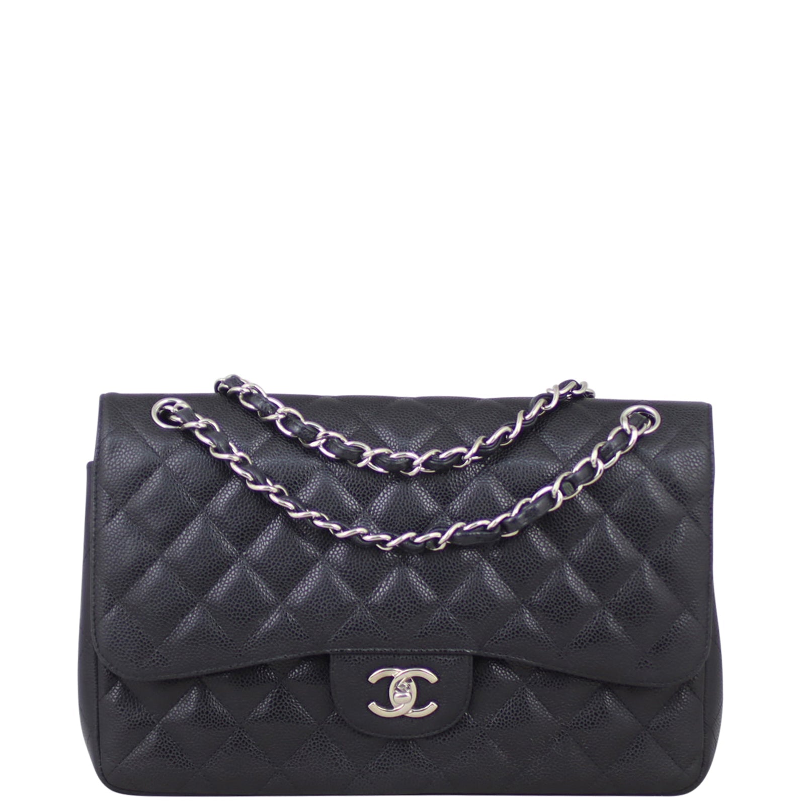 Chanel Classic Double Flap Jumbo | Black 15 Series