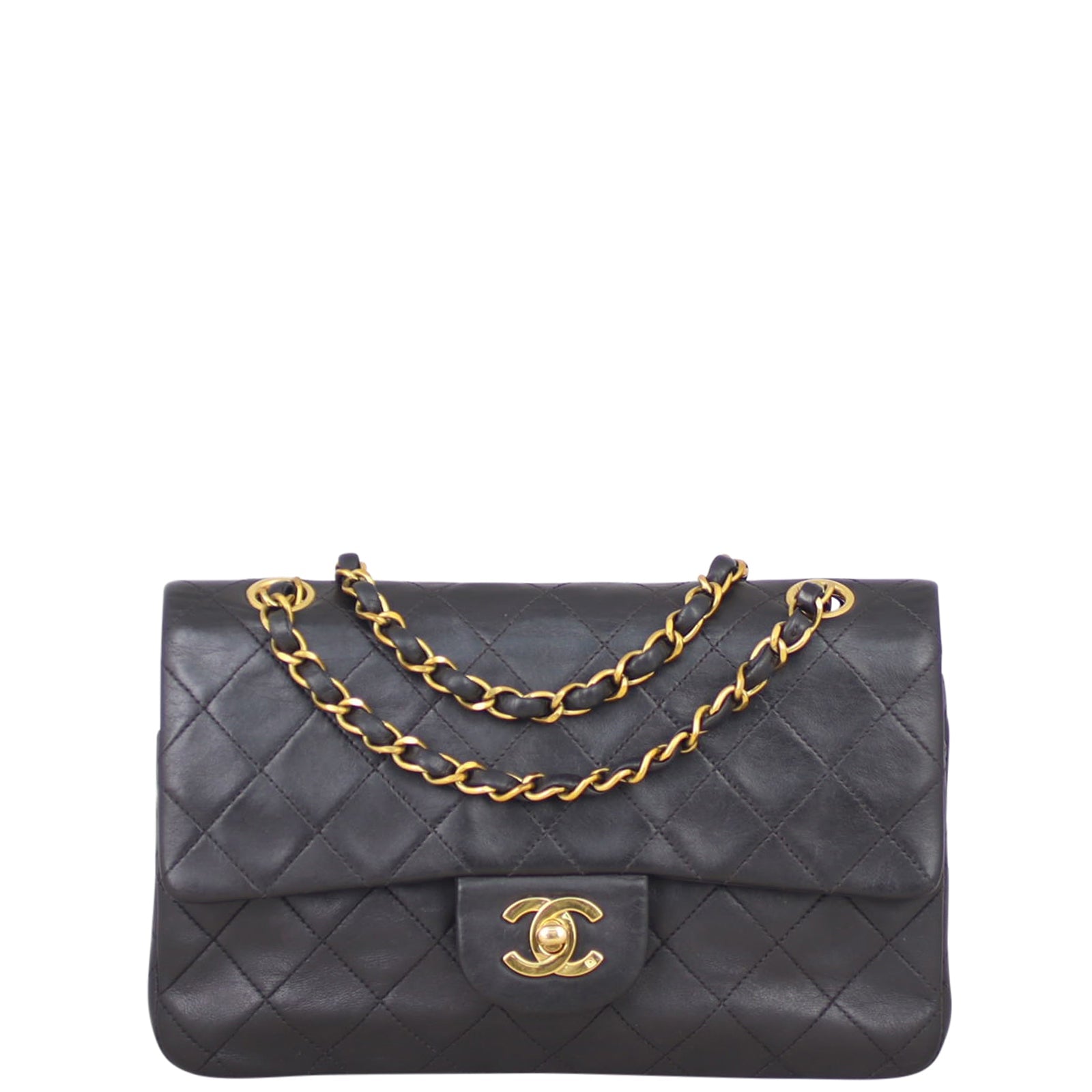 Chanel Classic Double Flap Small |Black Lambskin