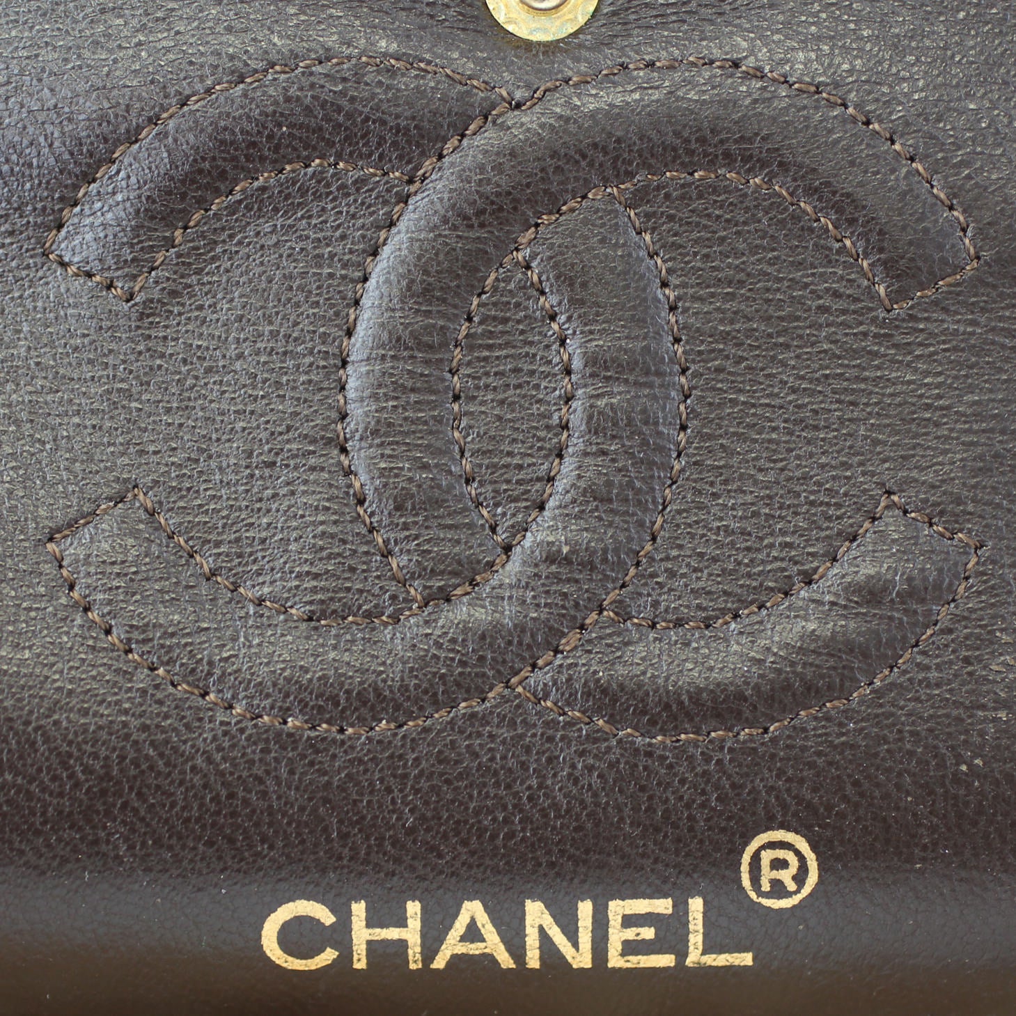 Chanel Vintage Classic Double Flap Small | Brown 1 Series