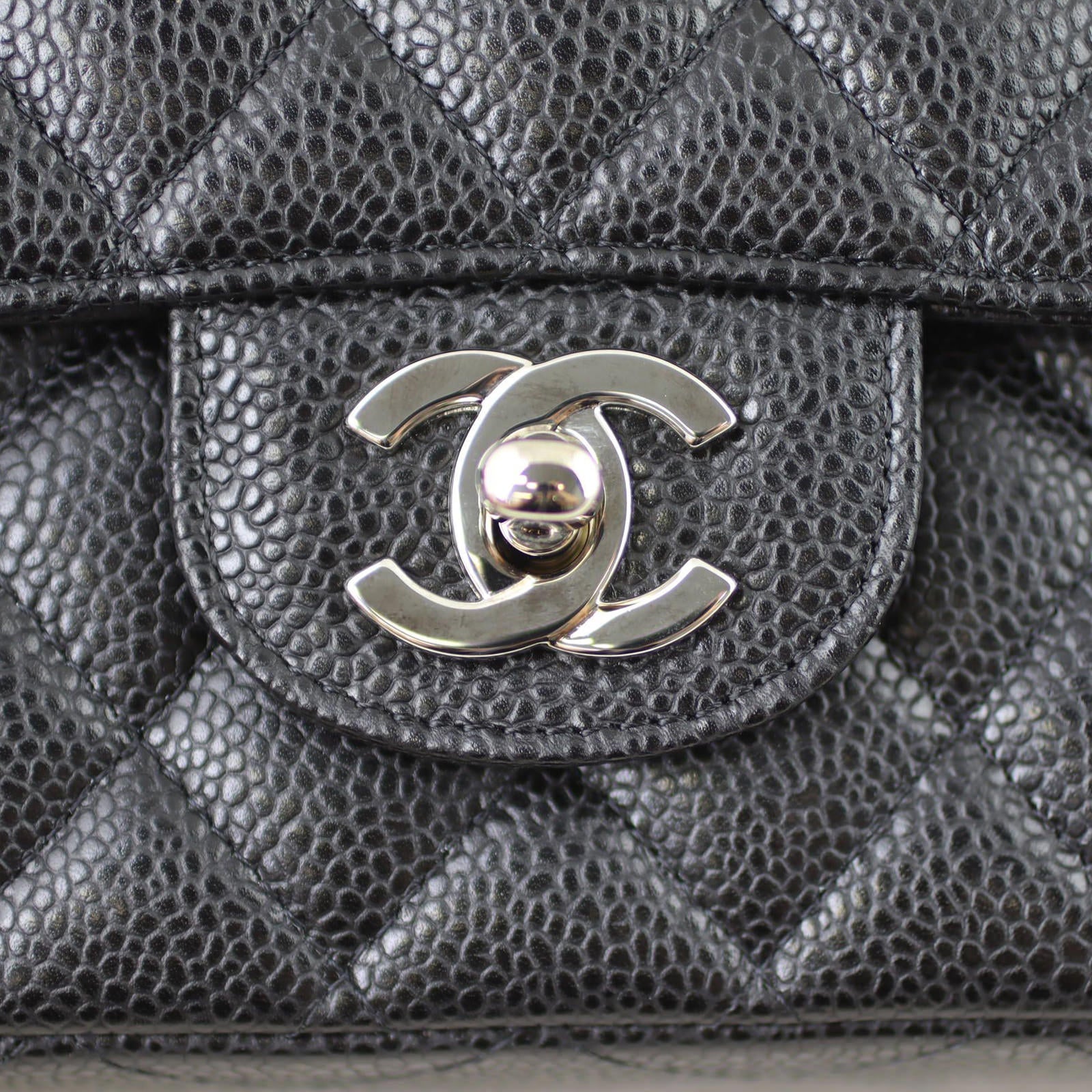 Chanel Classic Double Flap Medium | 13 Series Black Silver Hardware