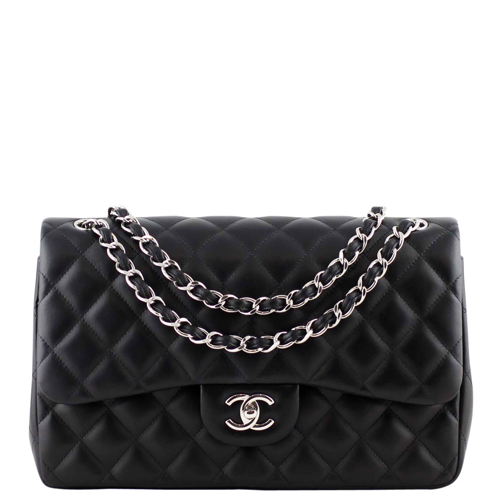 Chanel Classic Double Flap Jumbo | Black 18 Series