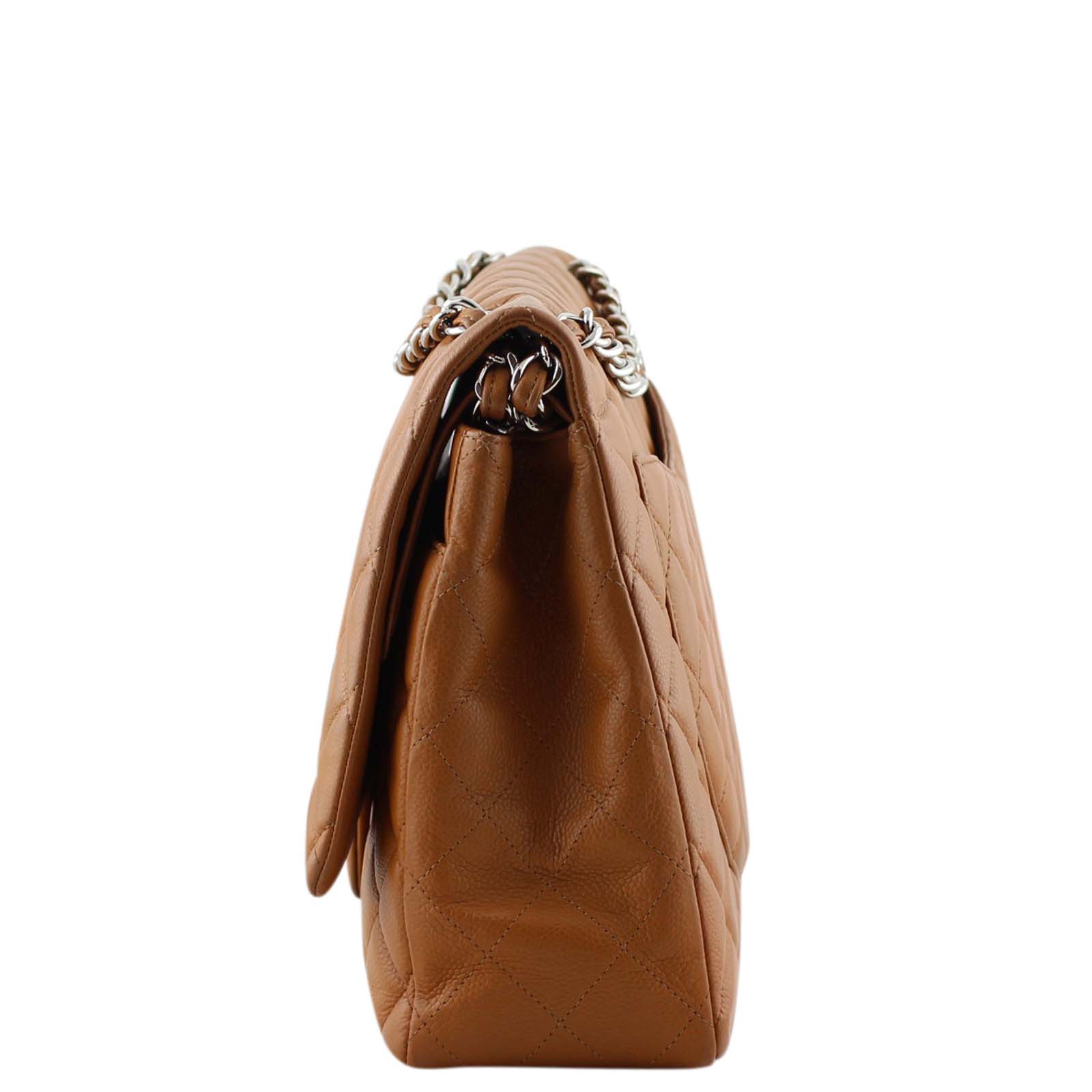 Chanel Classic Double Flap Maxi | Tan