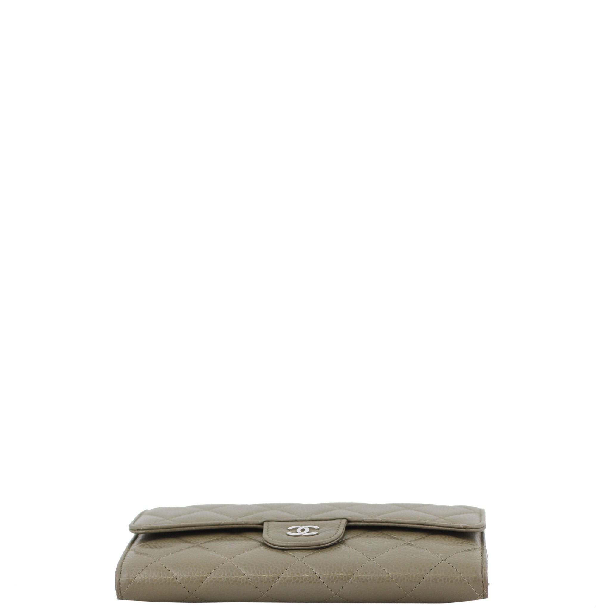 Chanel Classic Flap Wallet | Khaki Green
