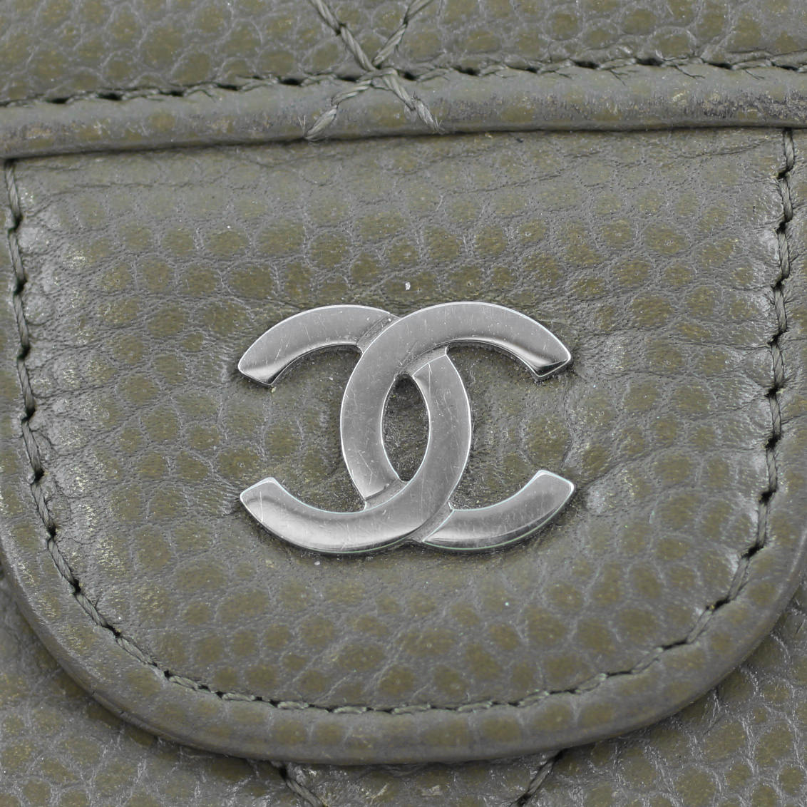 Chanel Classic Flap Wallet | Khaki Green