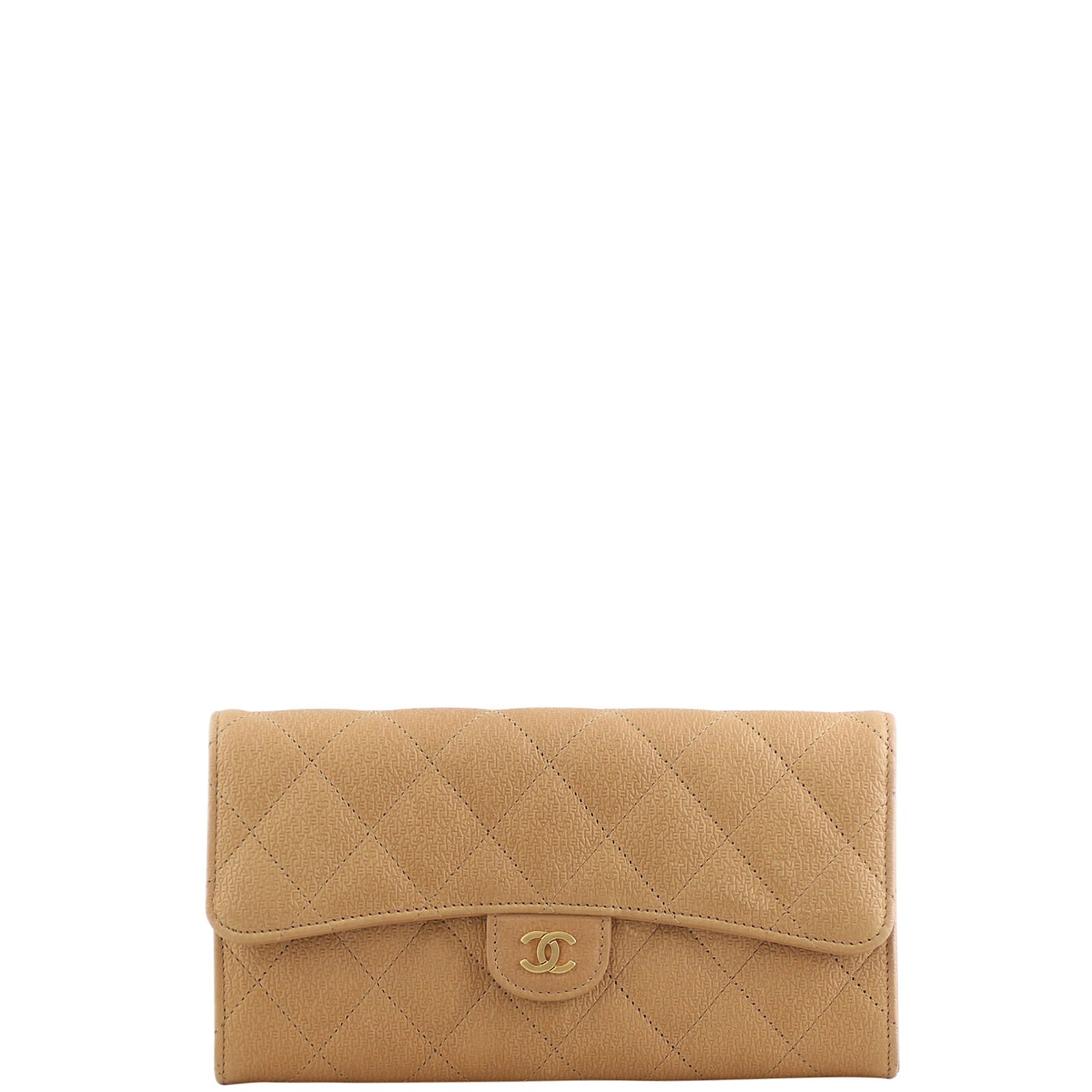 Chanel Embossed Leather Classic Flap Wallet