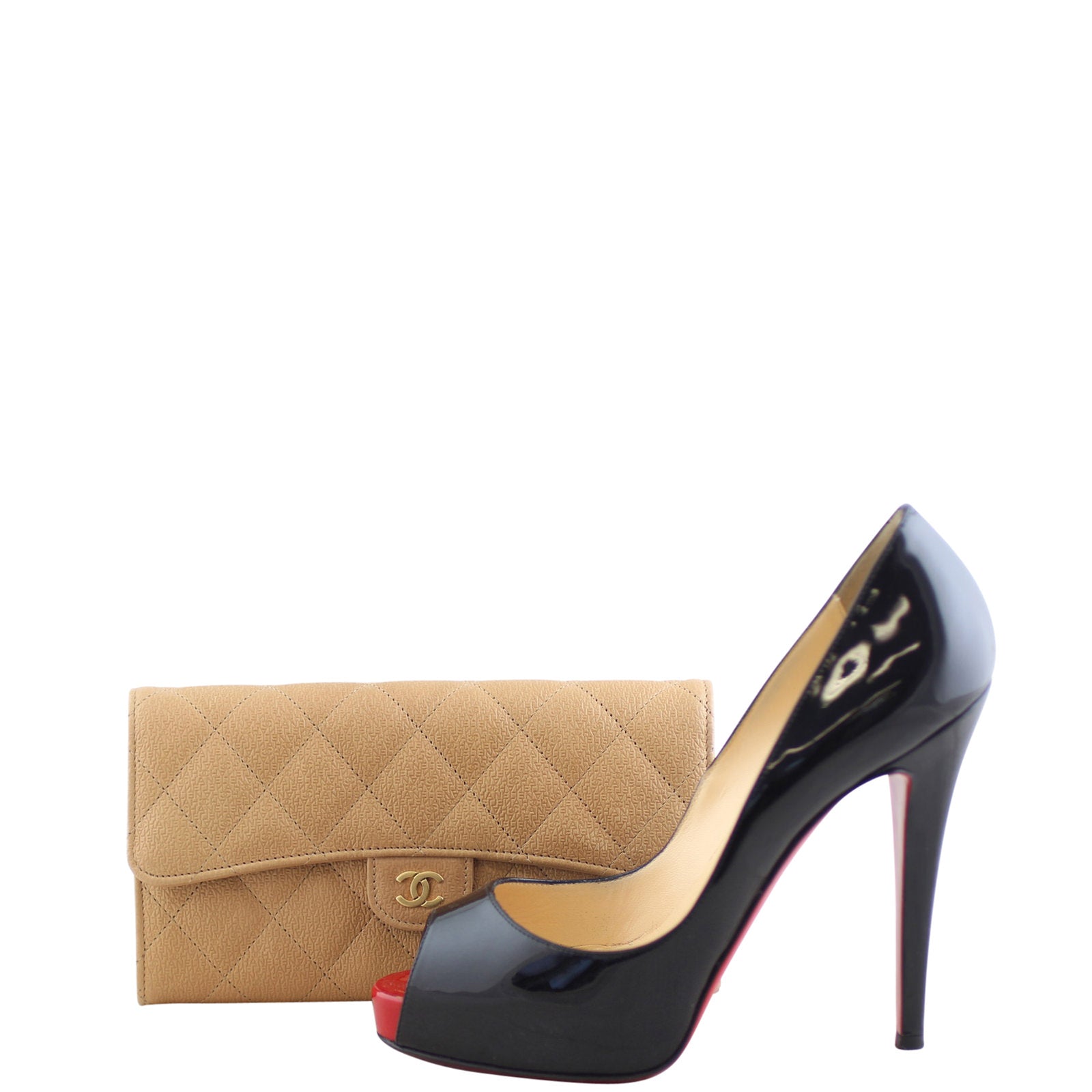 Chanel Embossed Leather Classic Flap Wallet