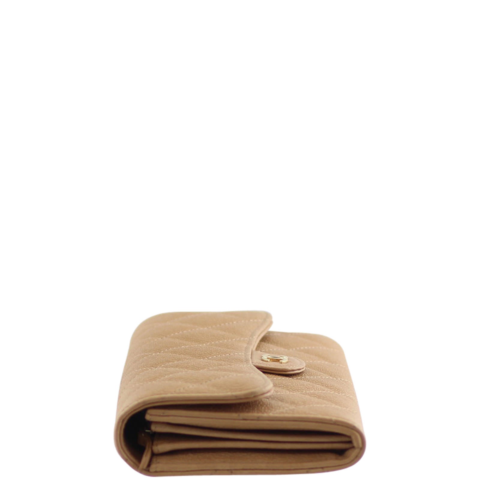 Chanel Embossed Leather Classic Flap Wallet