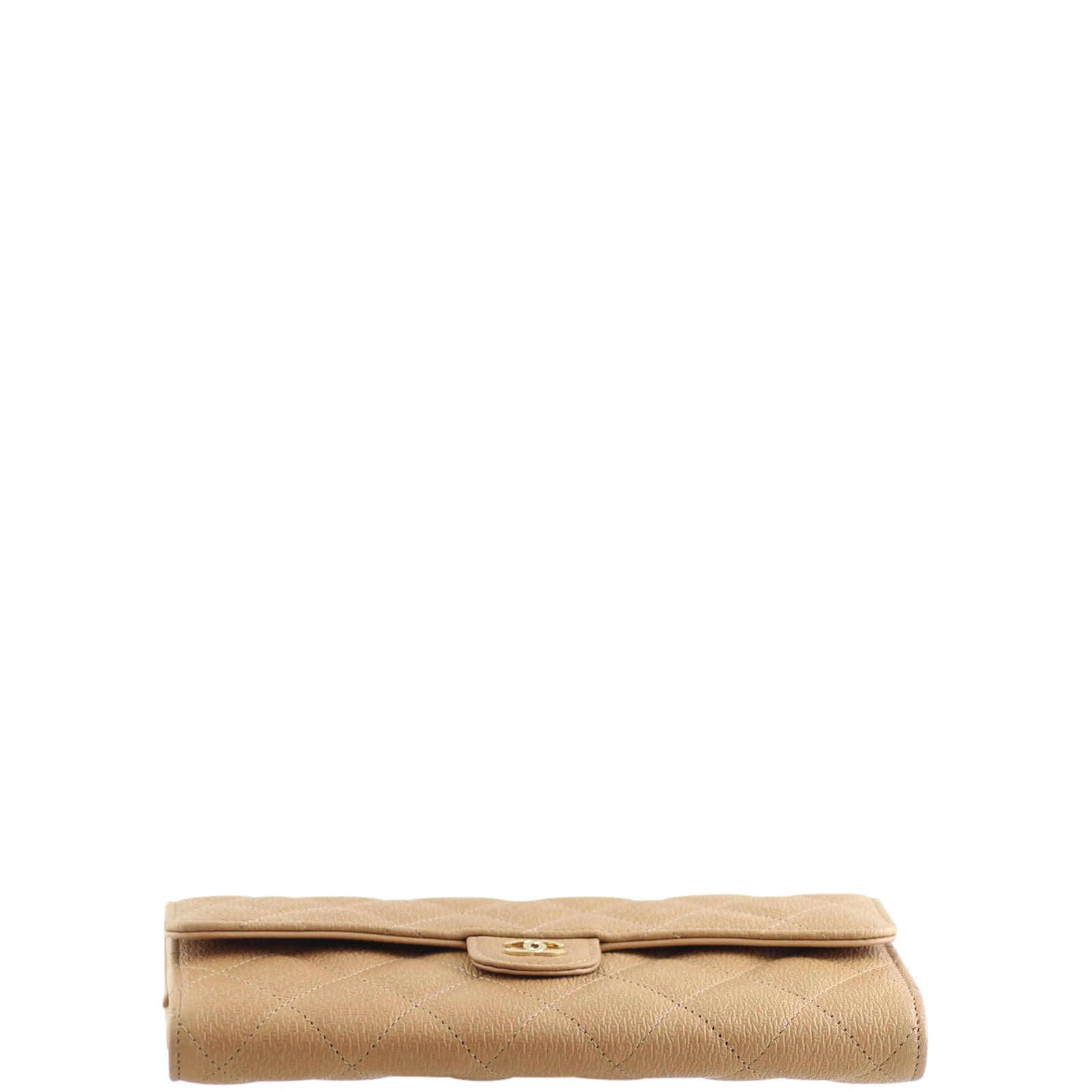 Chanel Embossed Leather Classic Flap Wallet