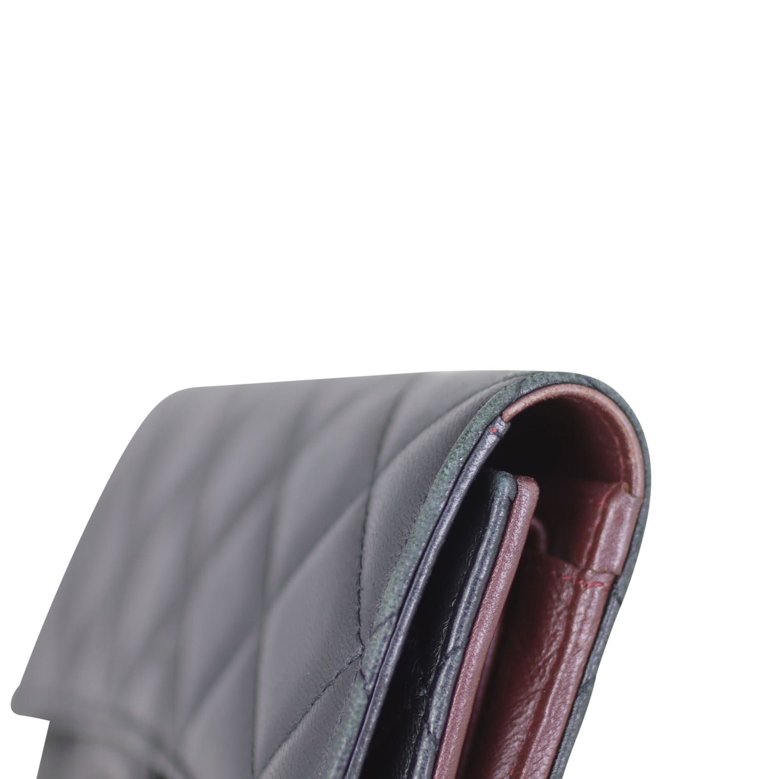 Chanel Classic Flap Wallet | Diamond Silver Hardware
