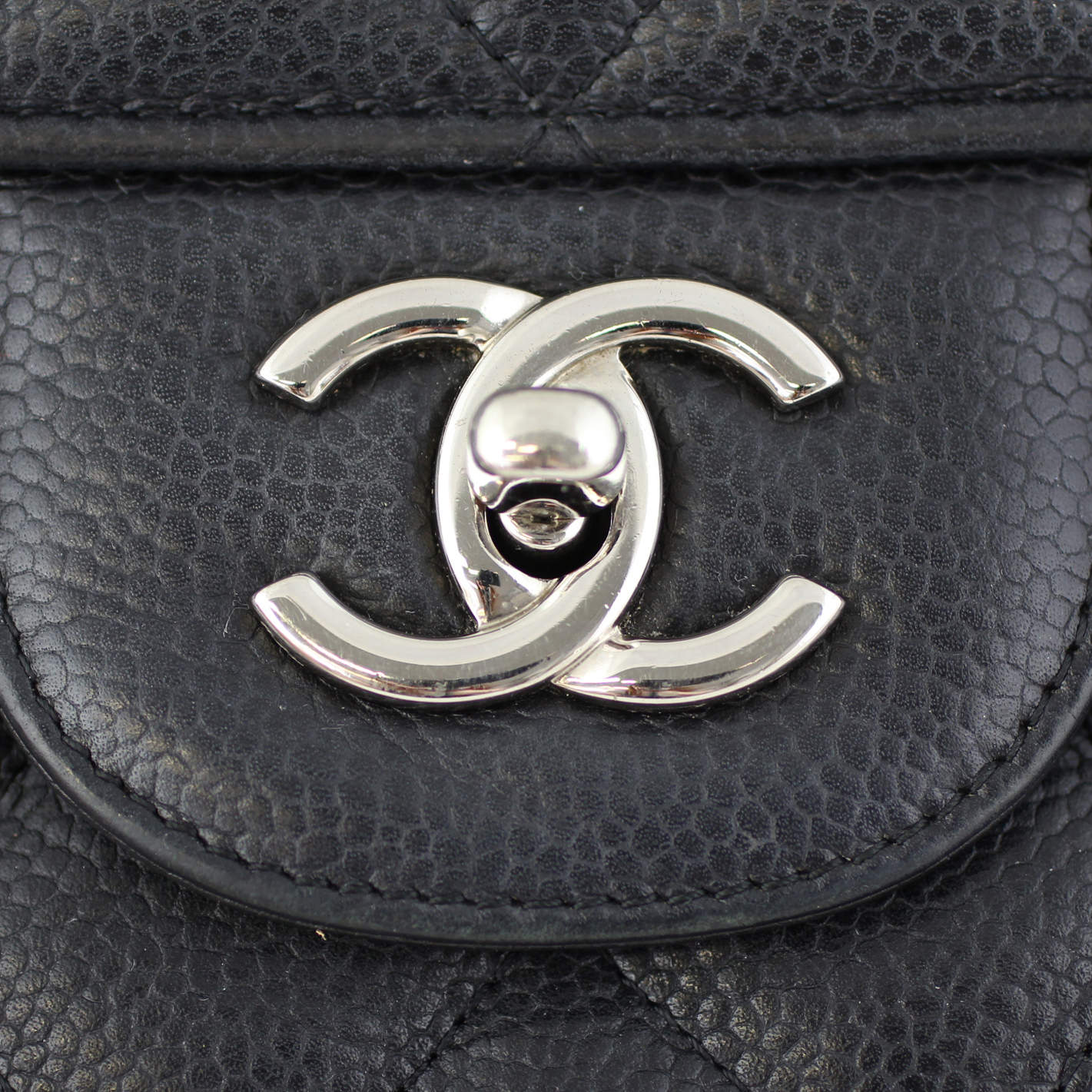 Chanel Classic Single Flap Jumbo | Caviar 13 Series