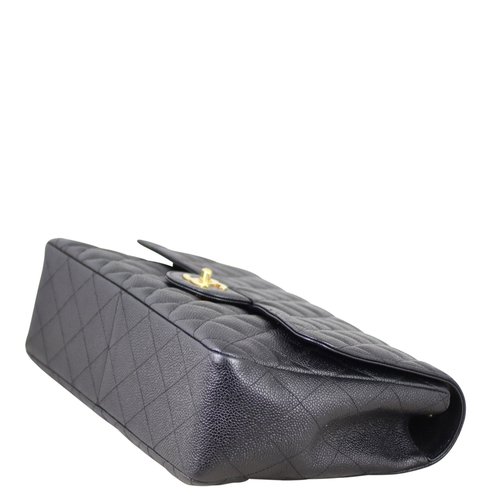 Chanel Classic Single Flap Jumbo | Black Caviar GHW