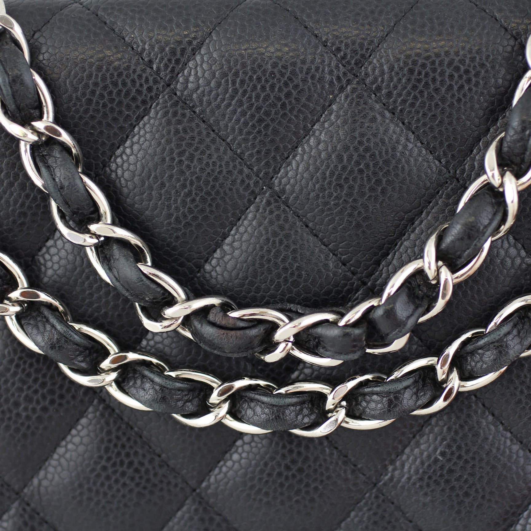 Chanel Classic Single Flap Jumbo | Caviar 13 Series