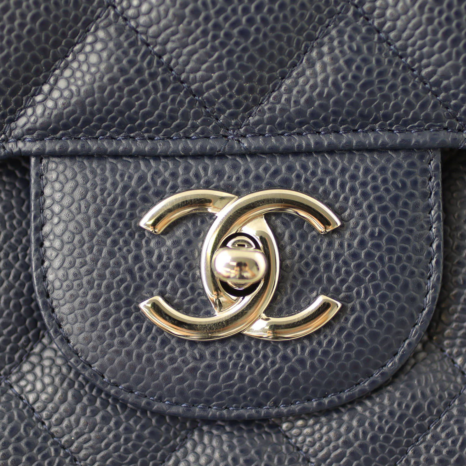 Chanel Classic Single Flap Jumbo | Navy Blue