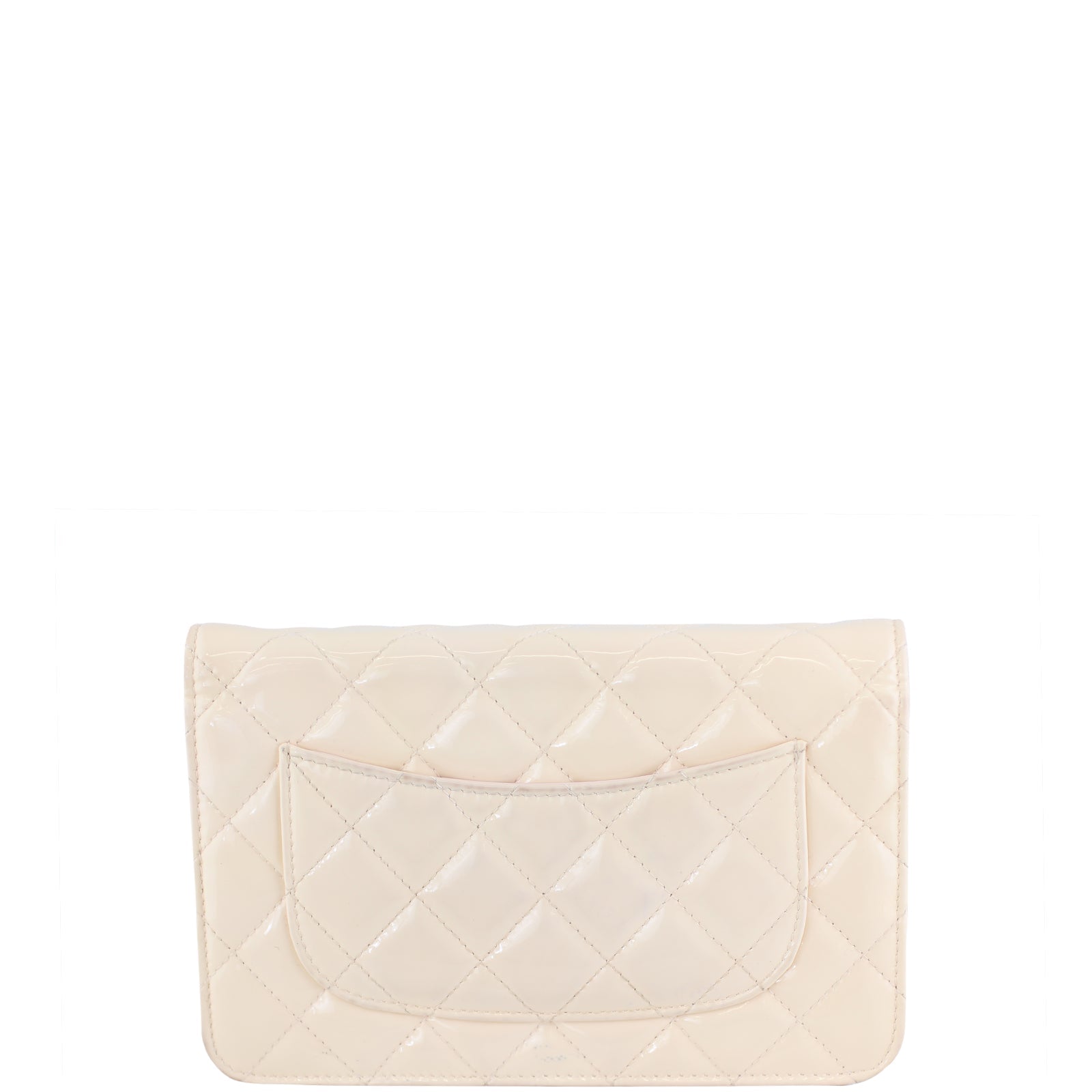 Chanel Classic Wallet on Chain | Shell Pink Silver Hardware