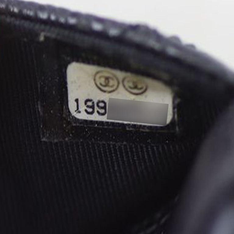 Chanel Classic Wallet on Chain | Black Caviar Silver