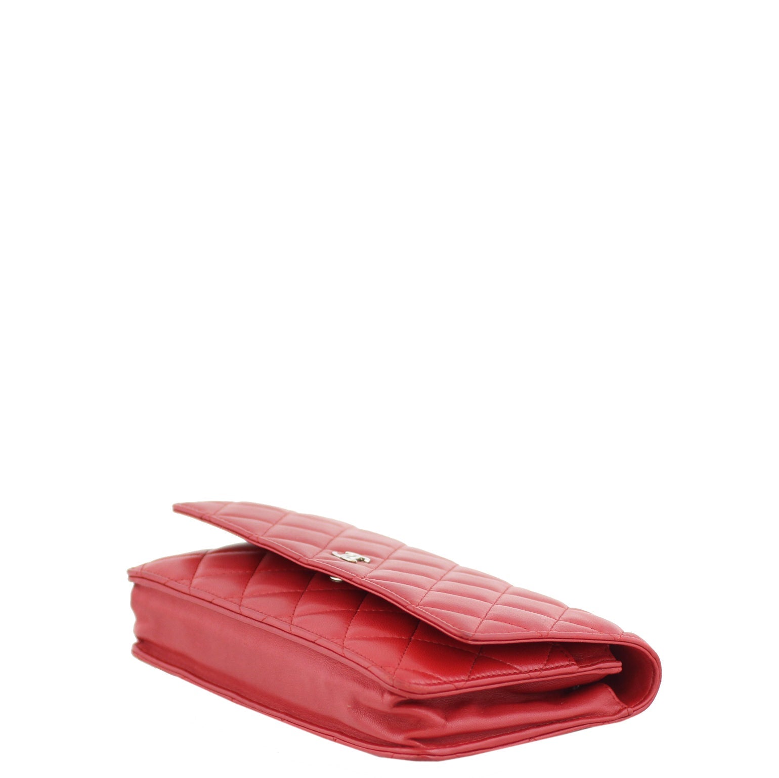 Chanel Classic Wallet on Chain | Red