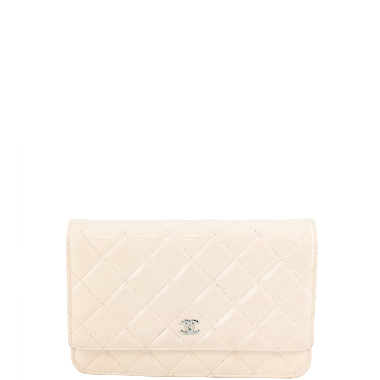 Chanel Classic Wallet on Chain | Shell Pink Silver Hardware