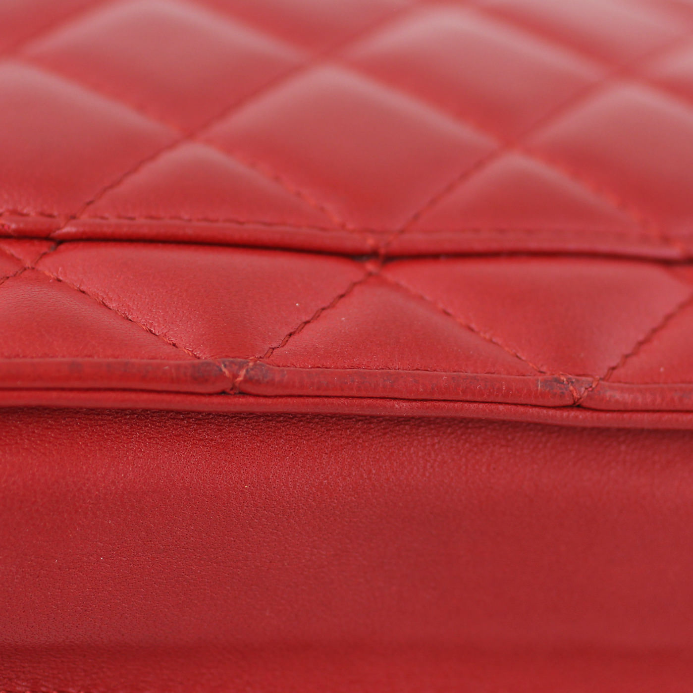 Chanel Classic Wallet on Chain | Red