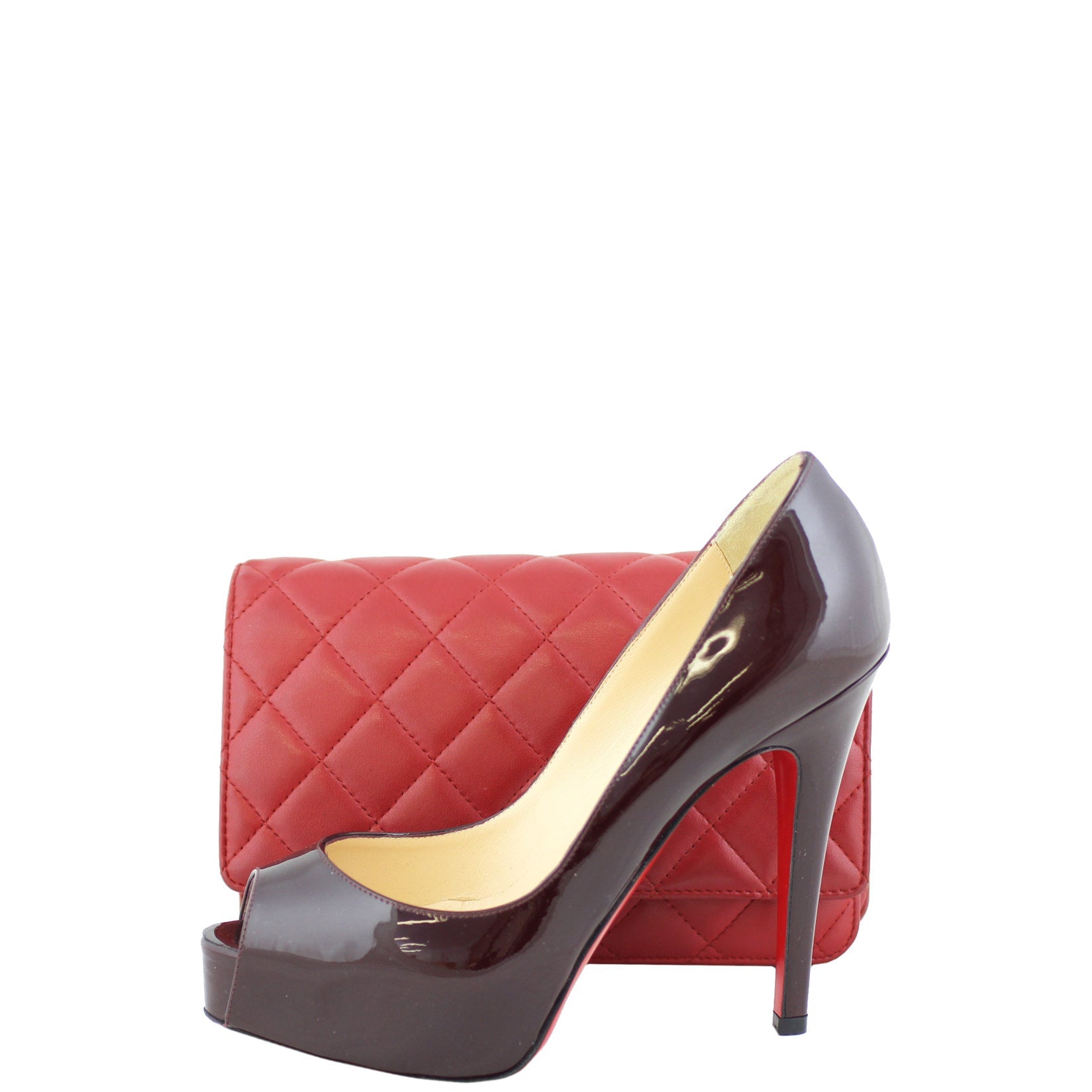 Chanel Classic Wallet on Chain | Red