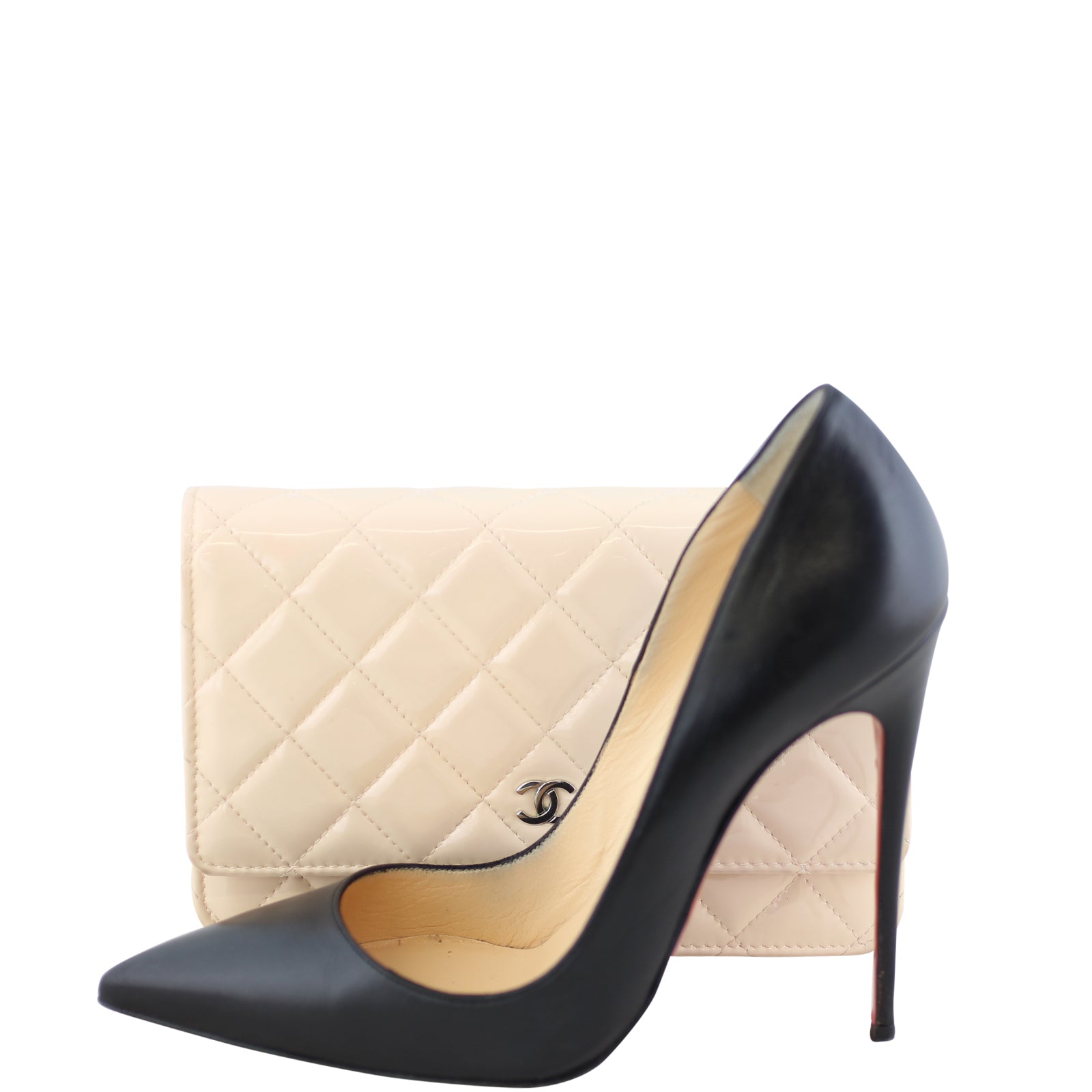 Chanel Classic Wallet on Chain | Shell Pink Silver Hardware