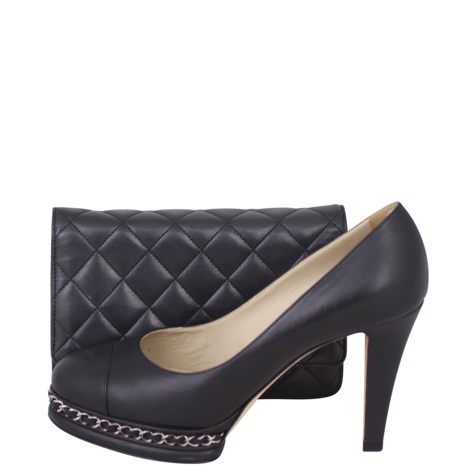 Chanel Classic Wallet on Chain | Black Lambskin Leather