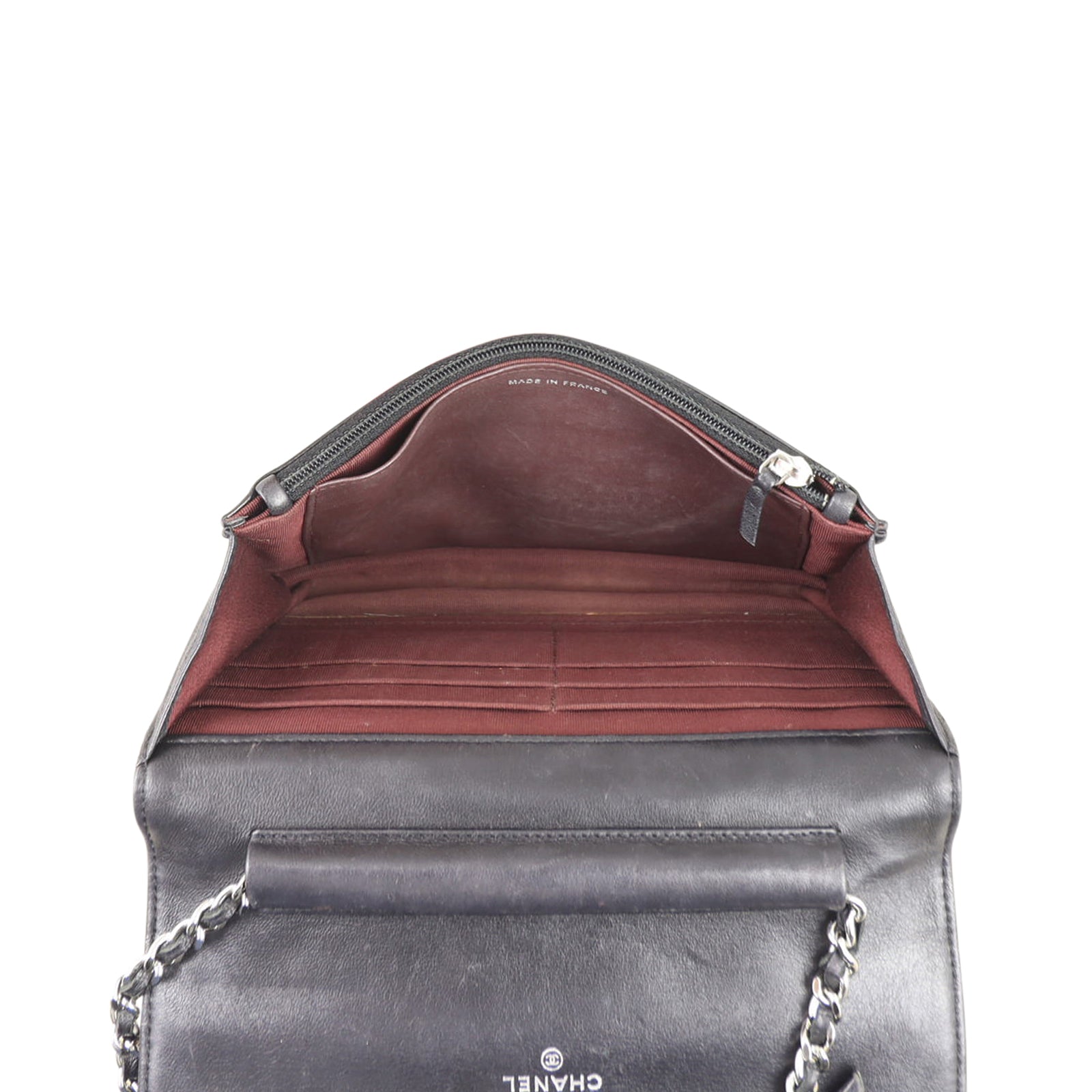 Chanel Classic Wallet on Chain | Black Lambskin Leather