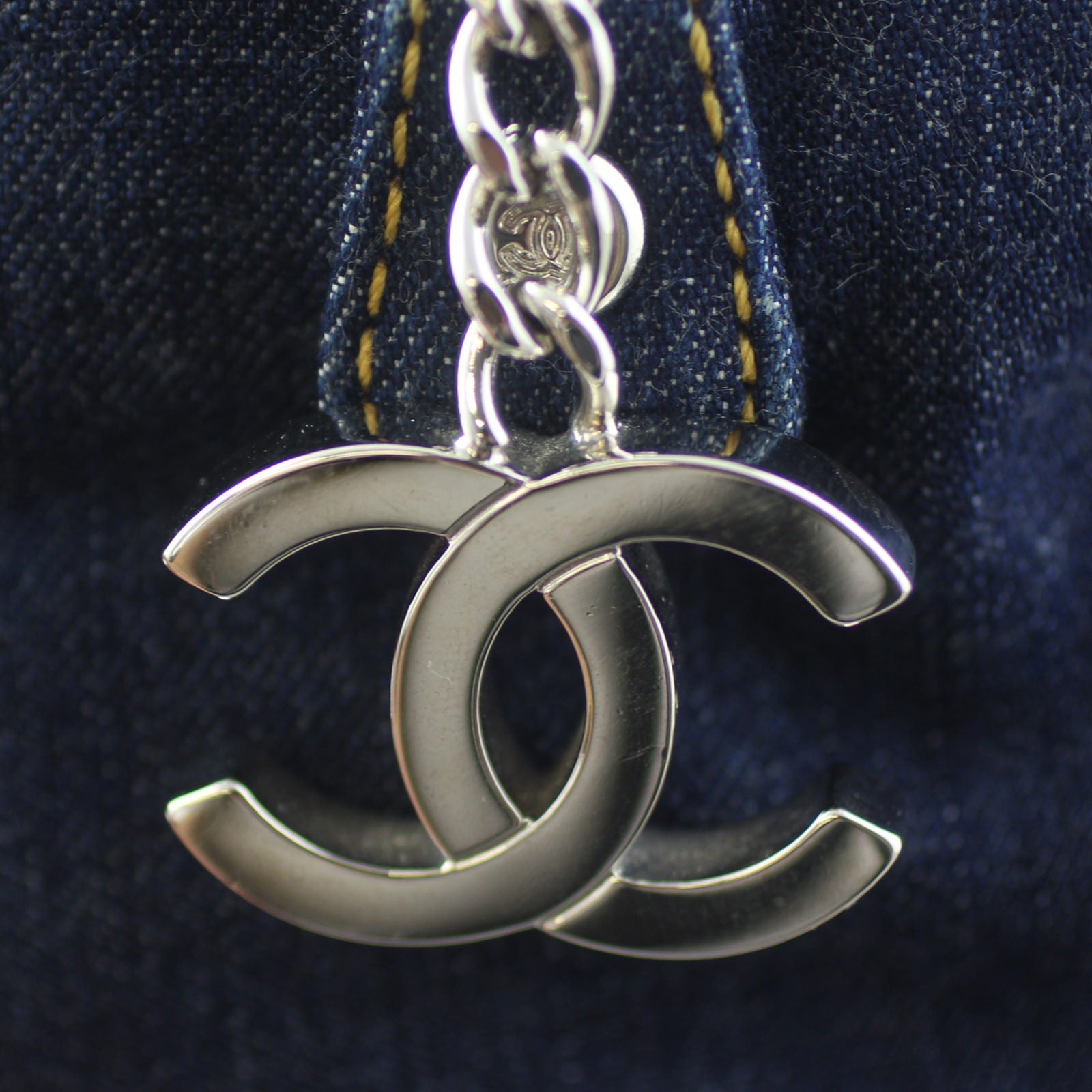 Chanel Denim Luxe Ligne Bowler