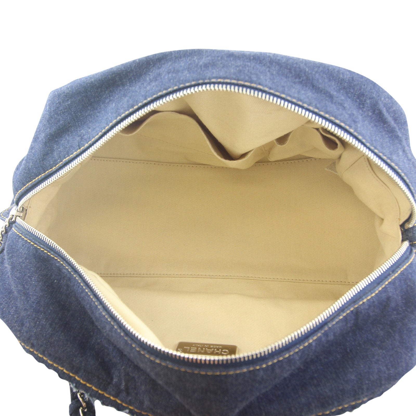 Chanel Denim Luxe Ligne Bowler