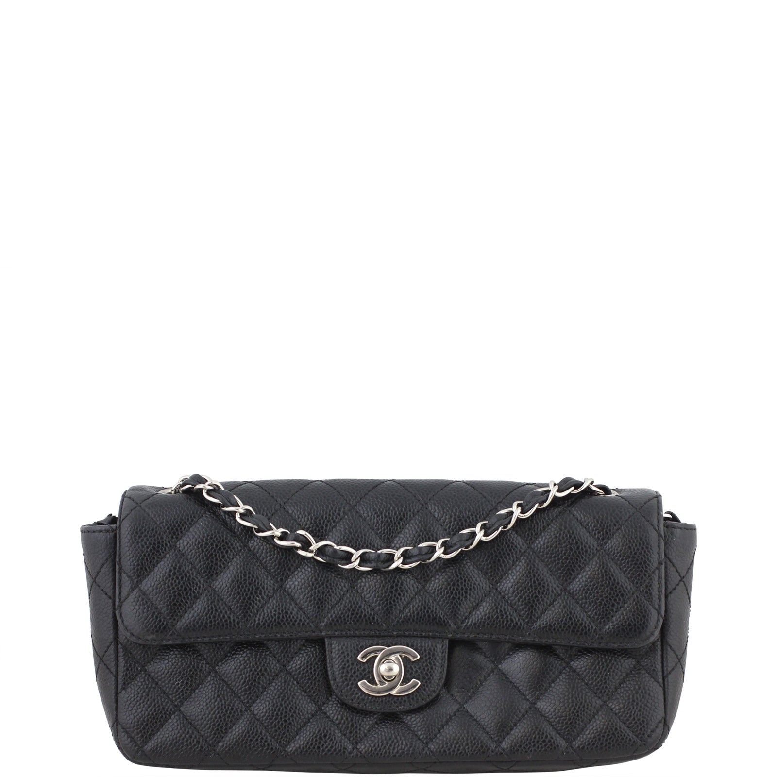 Chanel East West Flap Bag | Caviar