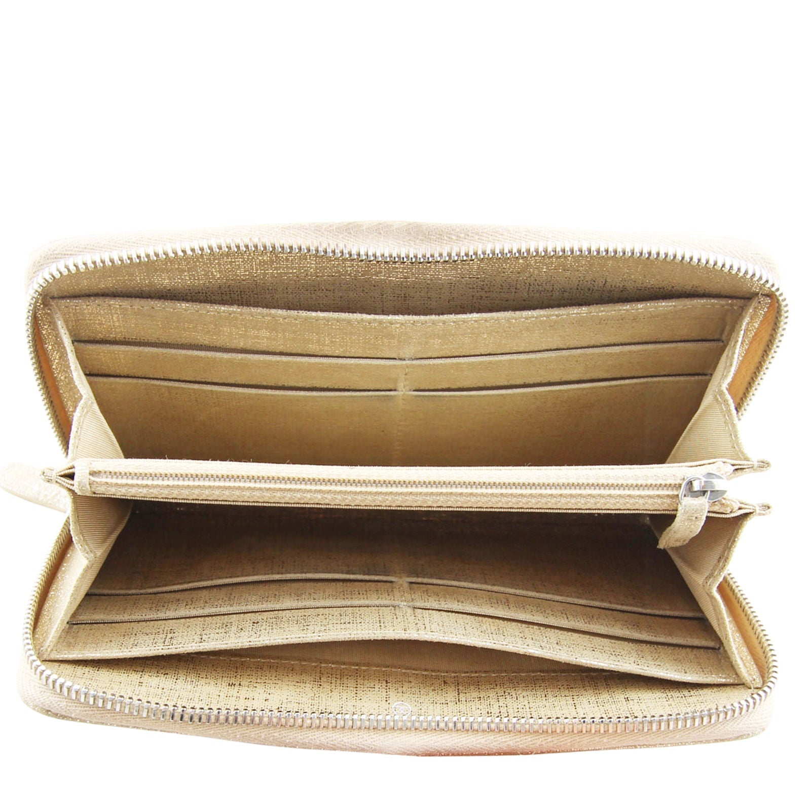 Chanel Iridescent Goatskin Zippy Wallet