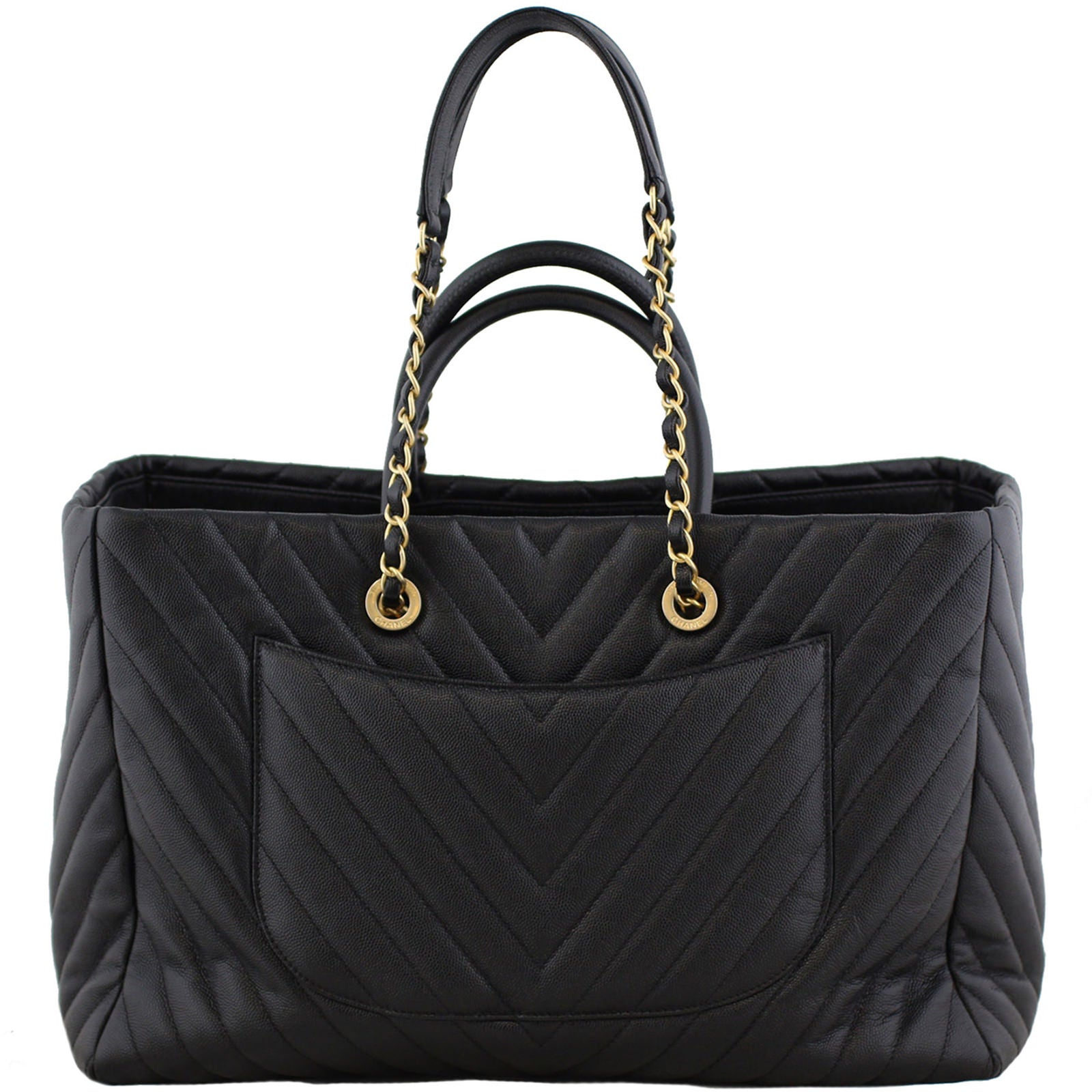 Chanel Chevron Large Shopping Bag