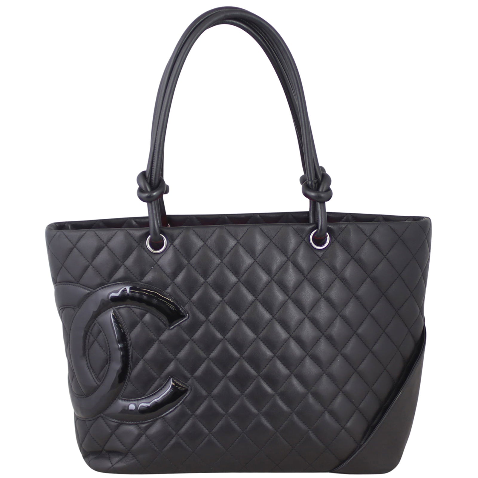 Chanel Ligne Cambon Large Tote | Black Lambskin