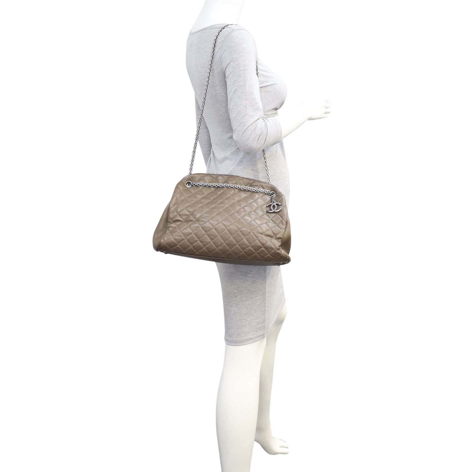 Chanel Just Mademoiselle Bowler Bag Large