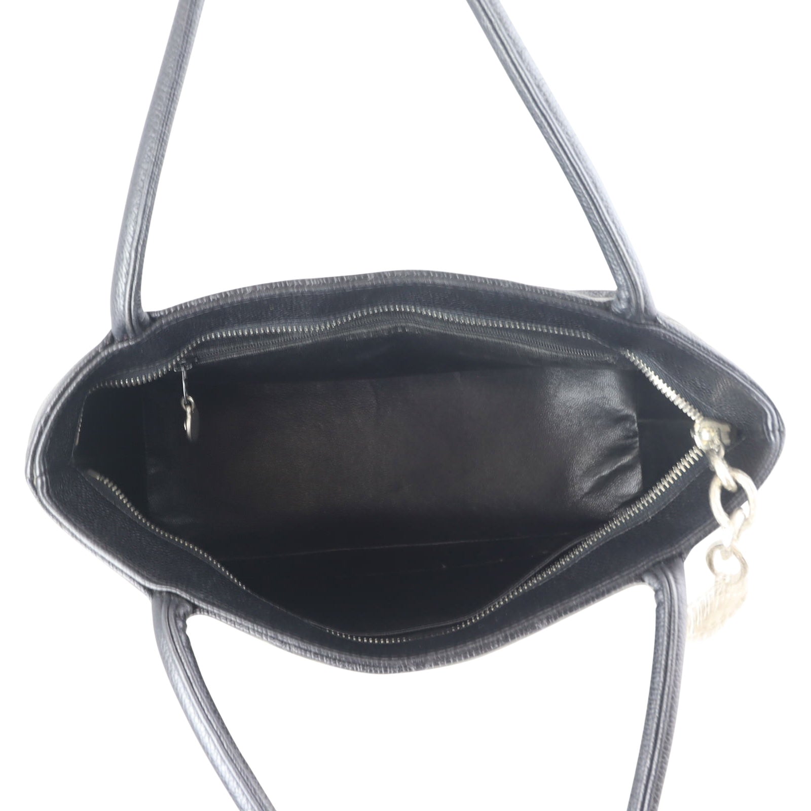 Chanel Medallion Tote | Antiqued Silver Zip