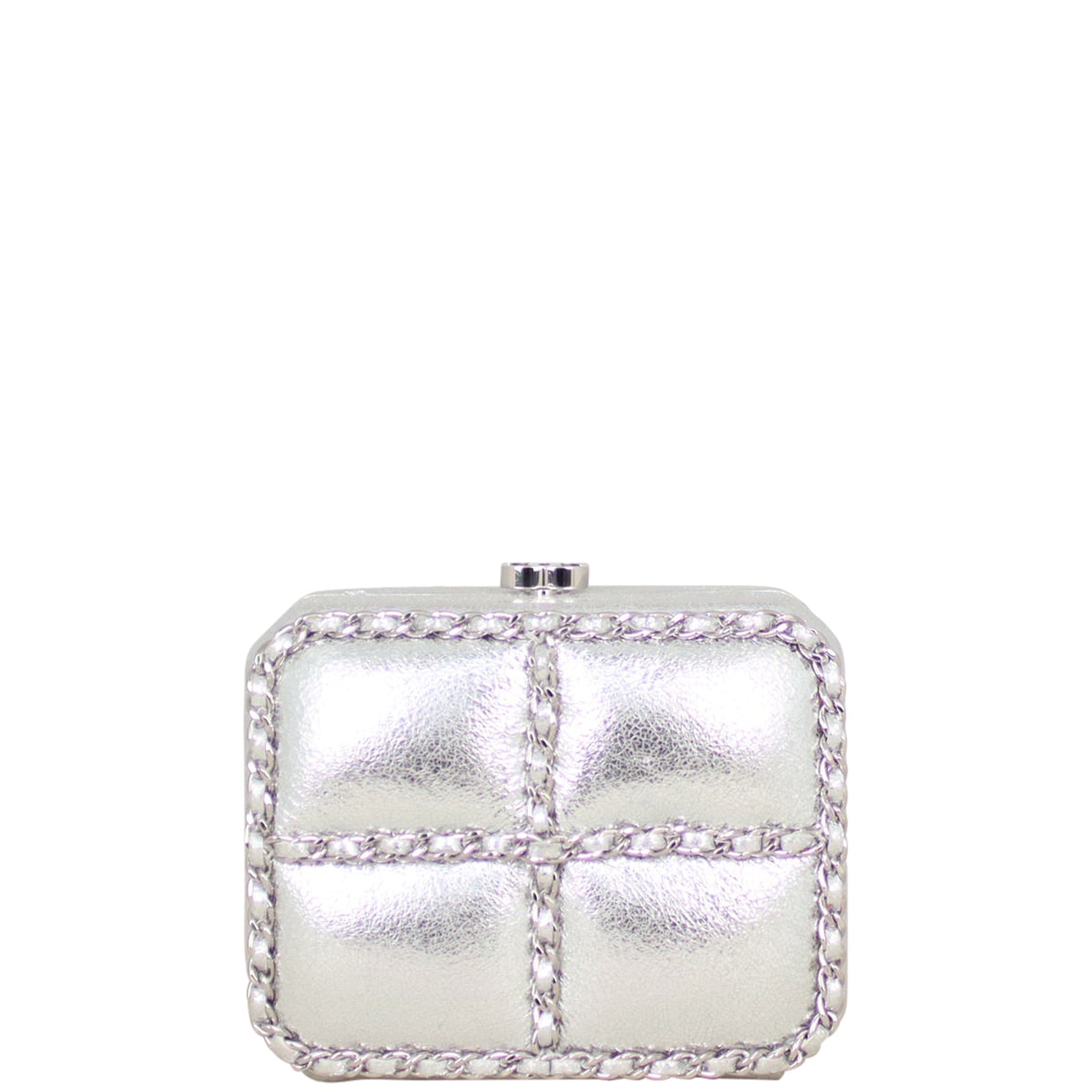 Chanel Box Minaudiere Chain Shoulder Bag