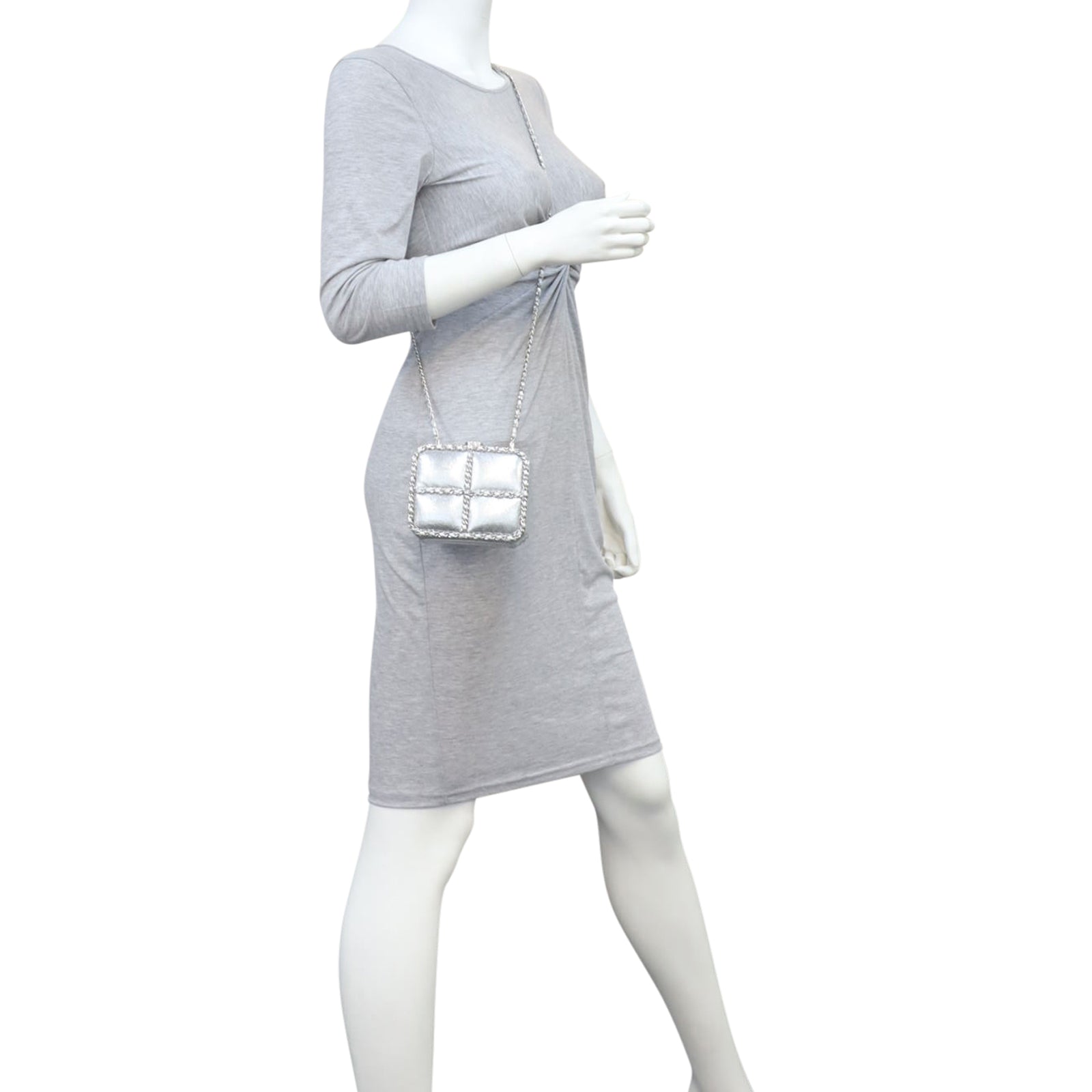 Chanel Box Minaudiere Chain Shoulder Bag