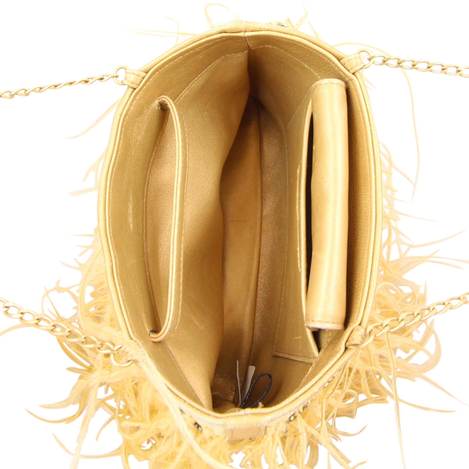 Chanel Vintage Ostrich Feather Evening Bag