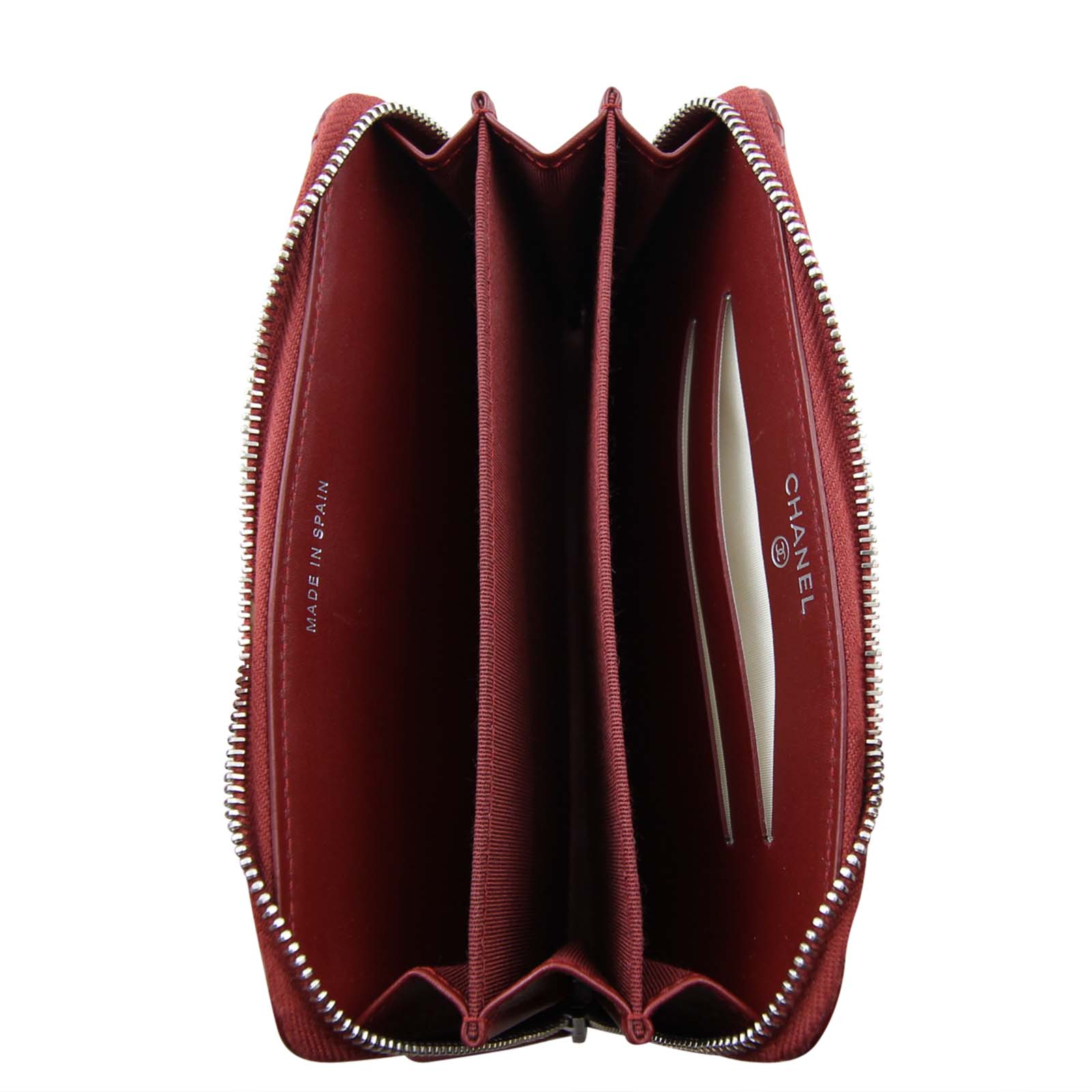 Chanel Patent Zipped Small Wallet