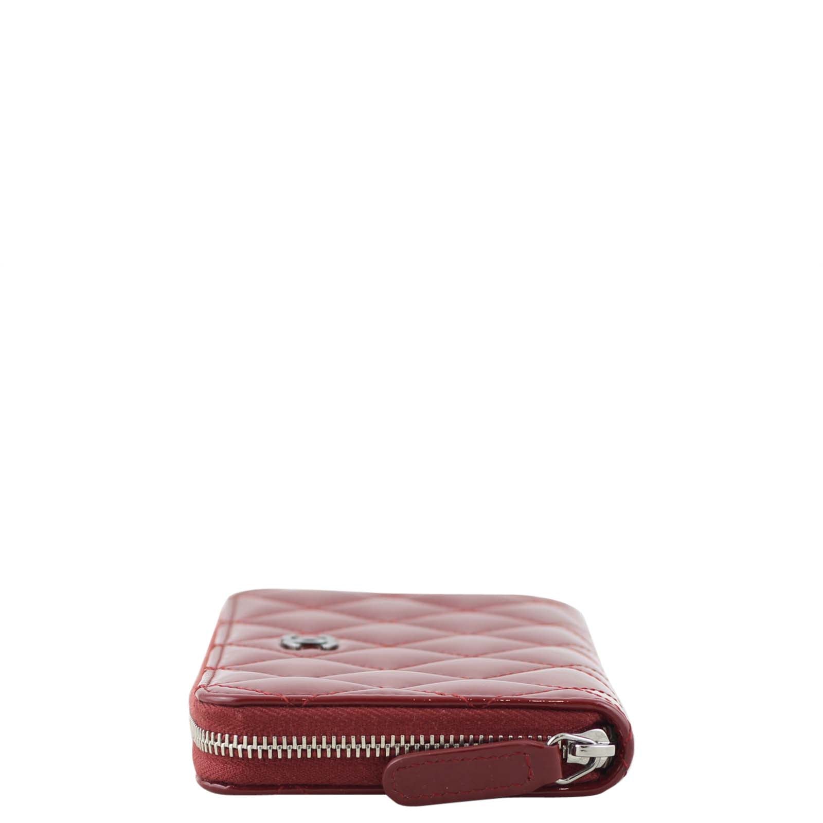 Chanel Patent Zipped Small Wallet