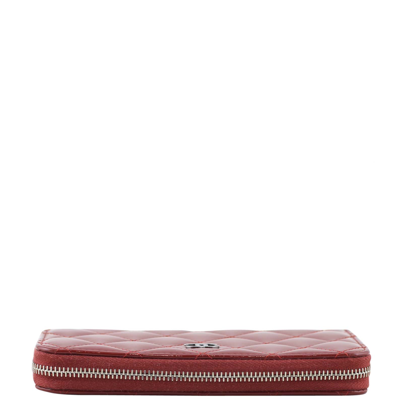 Chanel Patent Zipped Small Wallet