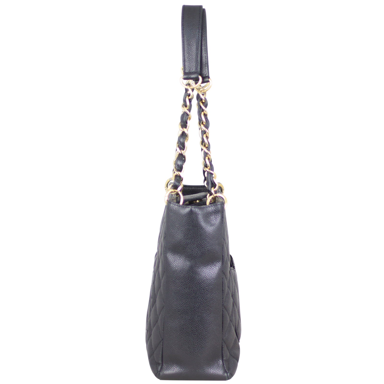 Chanel Petite Shopping Tote | Gold Hardware
